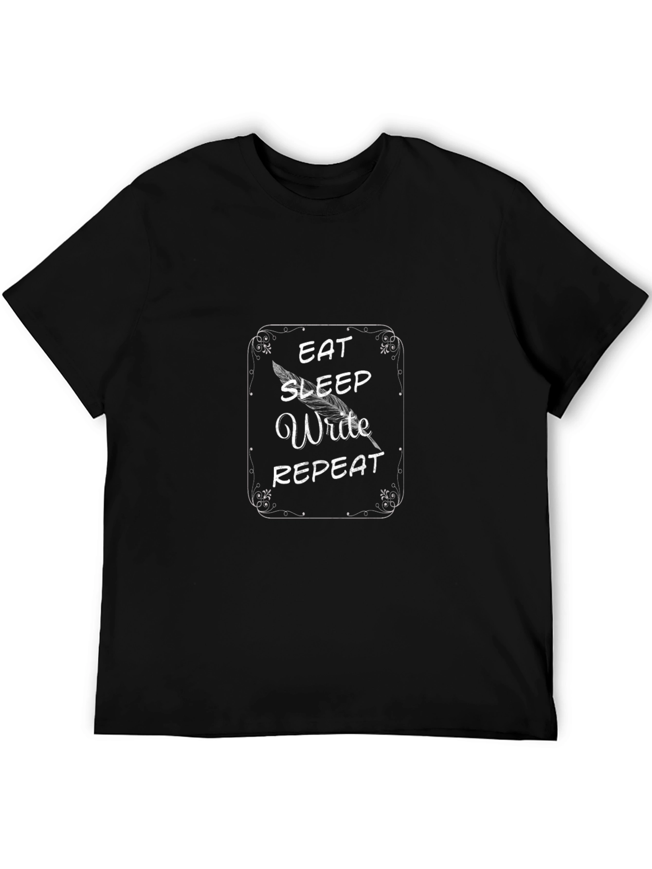 Eat Sleep Write Repeat Graphic Tee