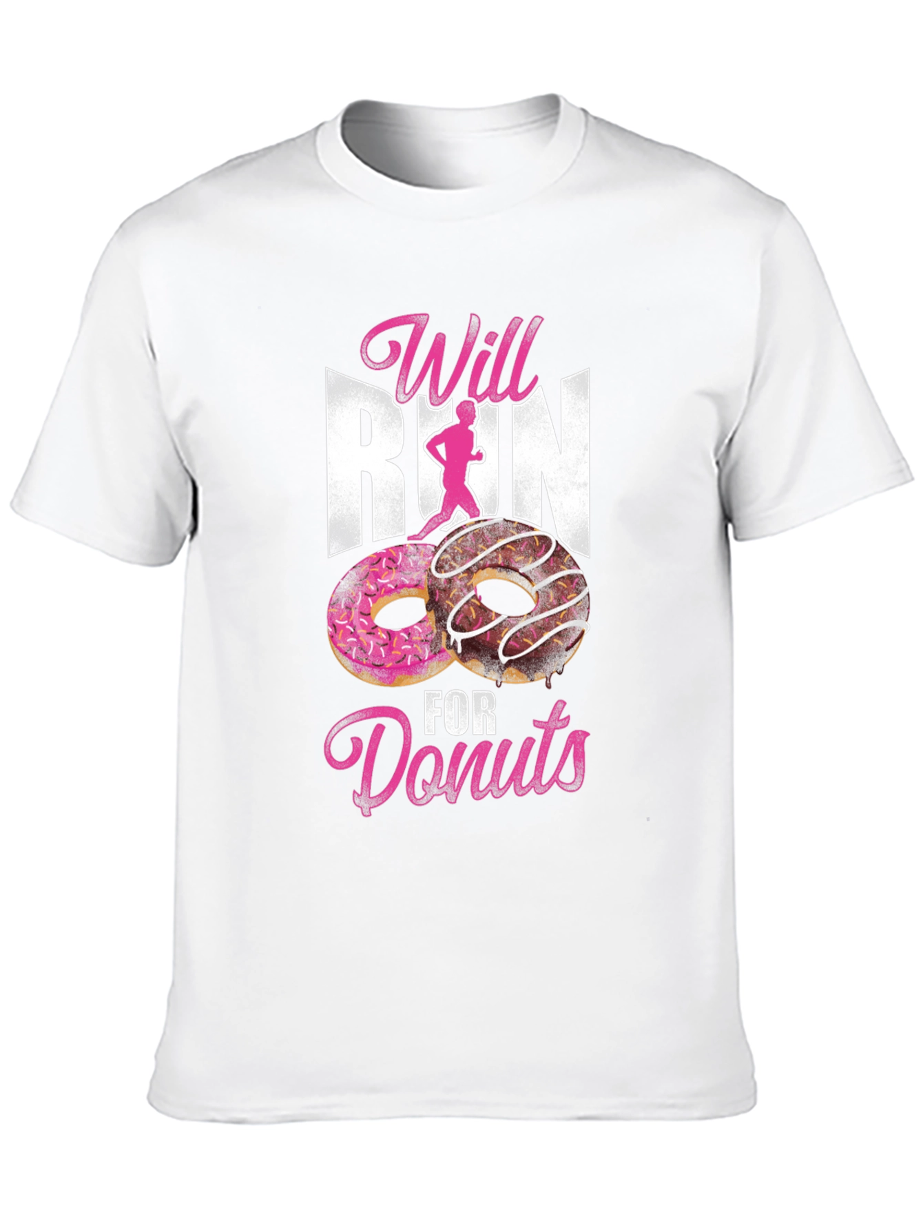 Will Run for Donuts Graphic T-Shirt