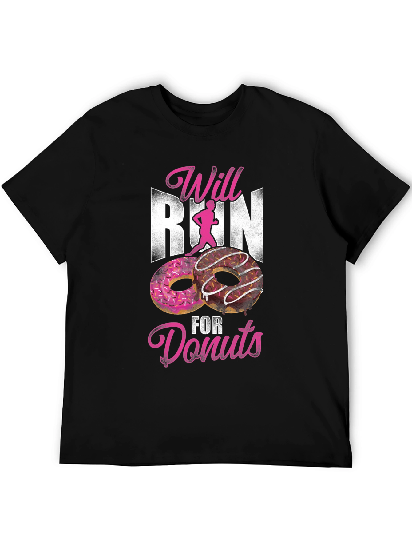 Will Run for Donuts Graphic T-Shirt