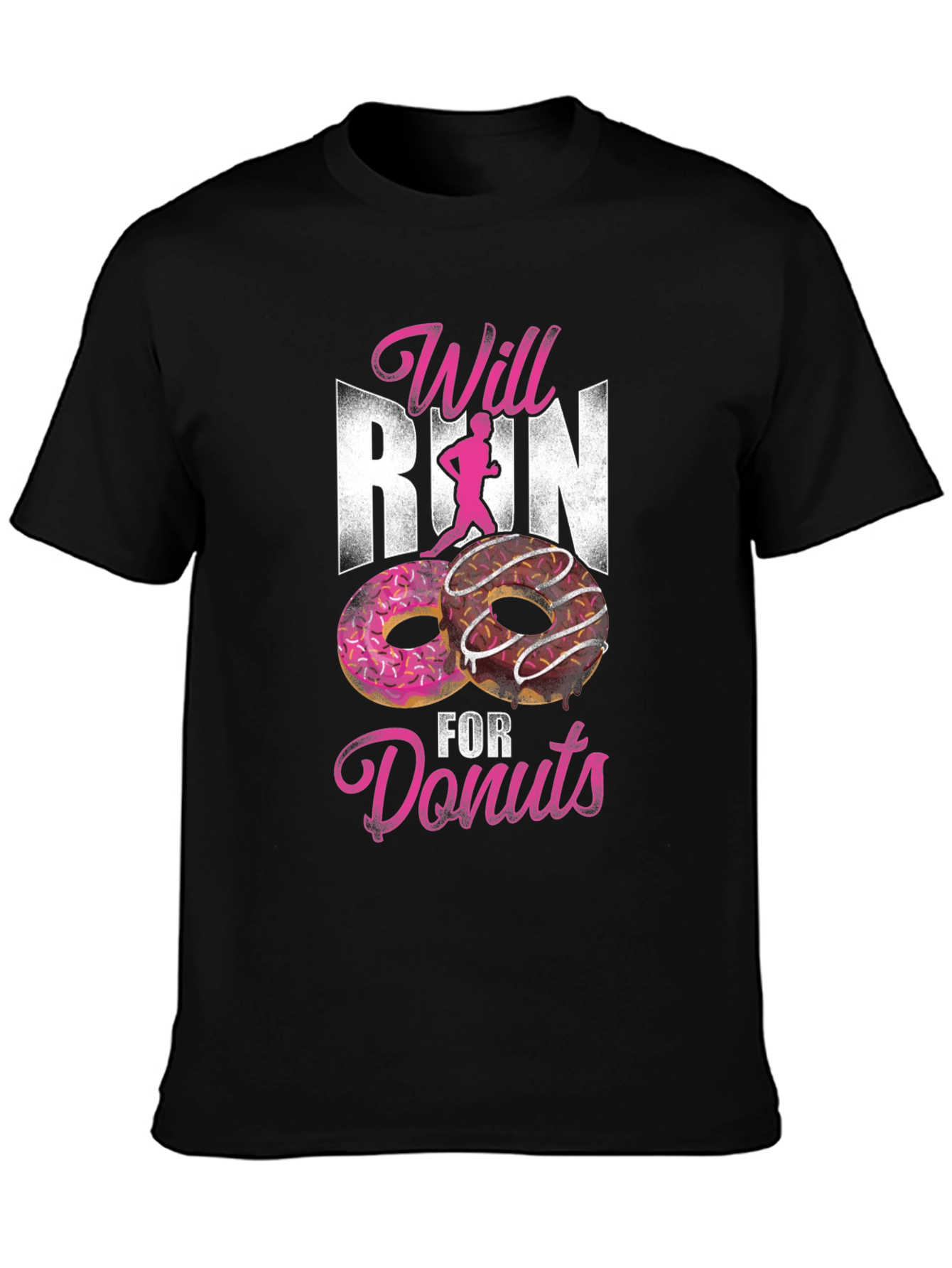 Will Run for Donuts Graphic T-Shirt