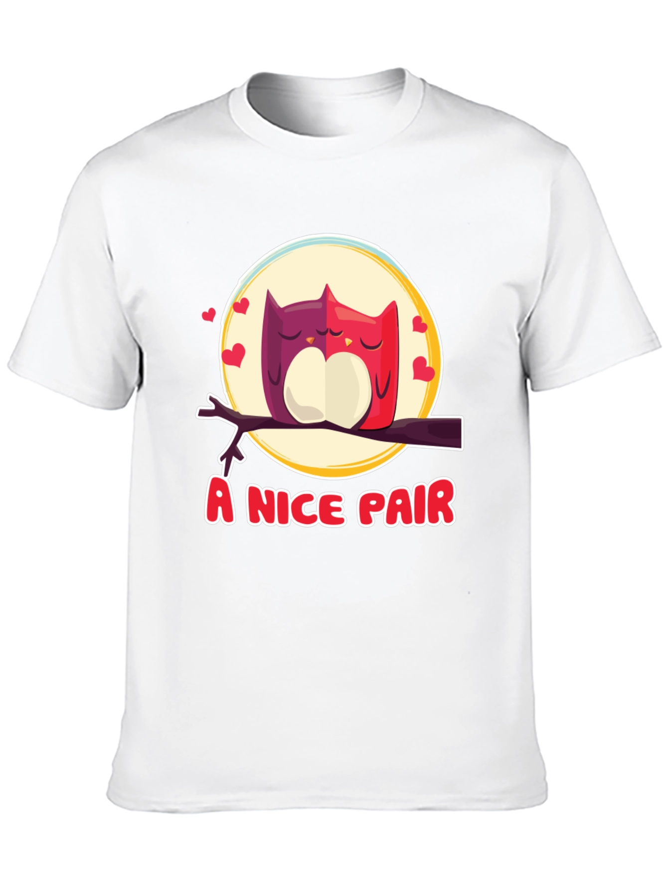 A Nice Pair Owls T-Shirt - Love Bird Tee