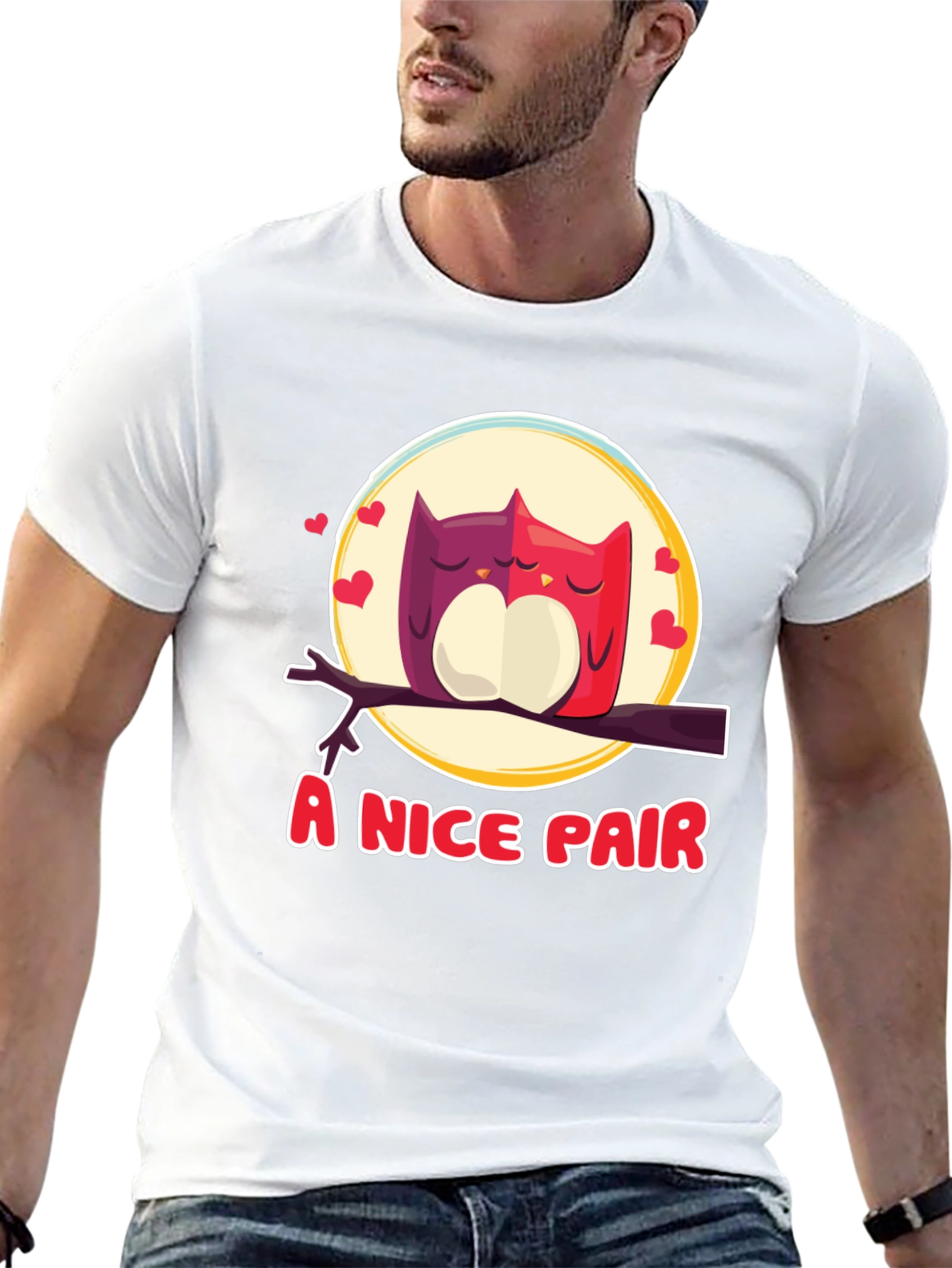 A Nice Pair Owls T-Shirt - Love Bird Tee