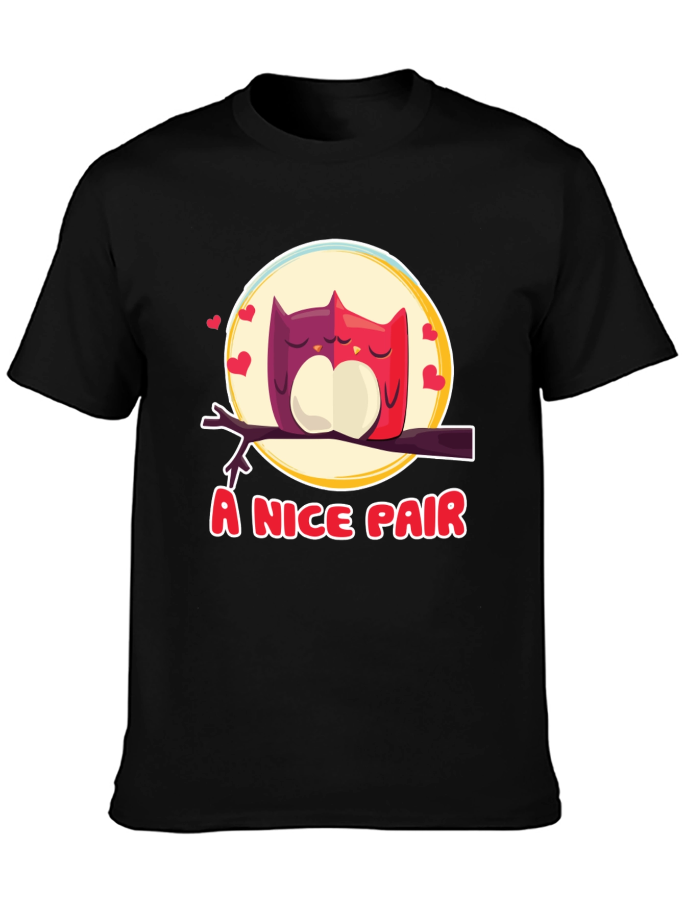 A Nice Pair Owls T-Shirt - Love Bird Tee