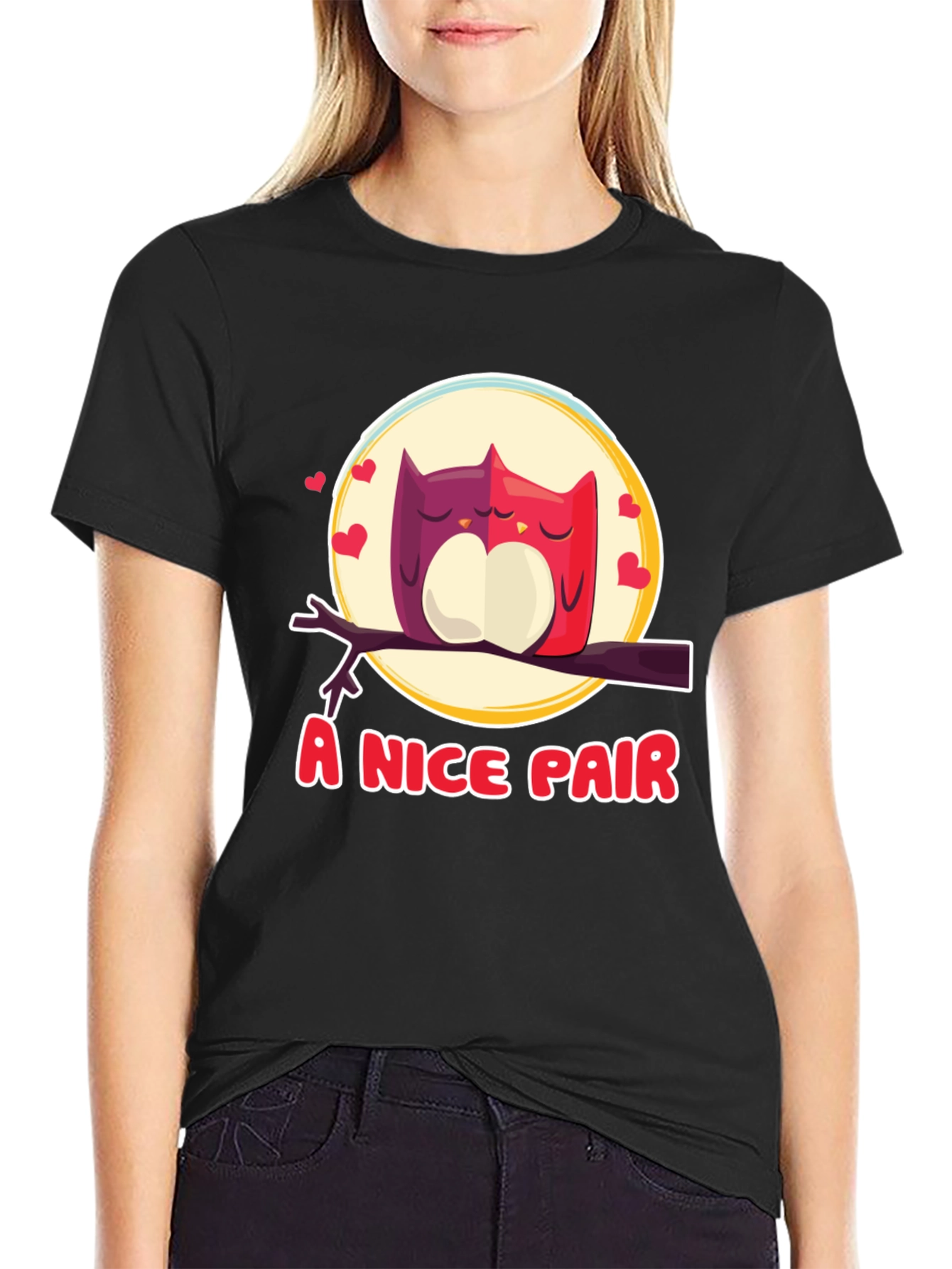 A Nice Pair Owls T-Shirt - Love Bird Tee