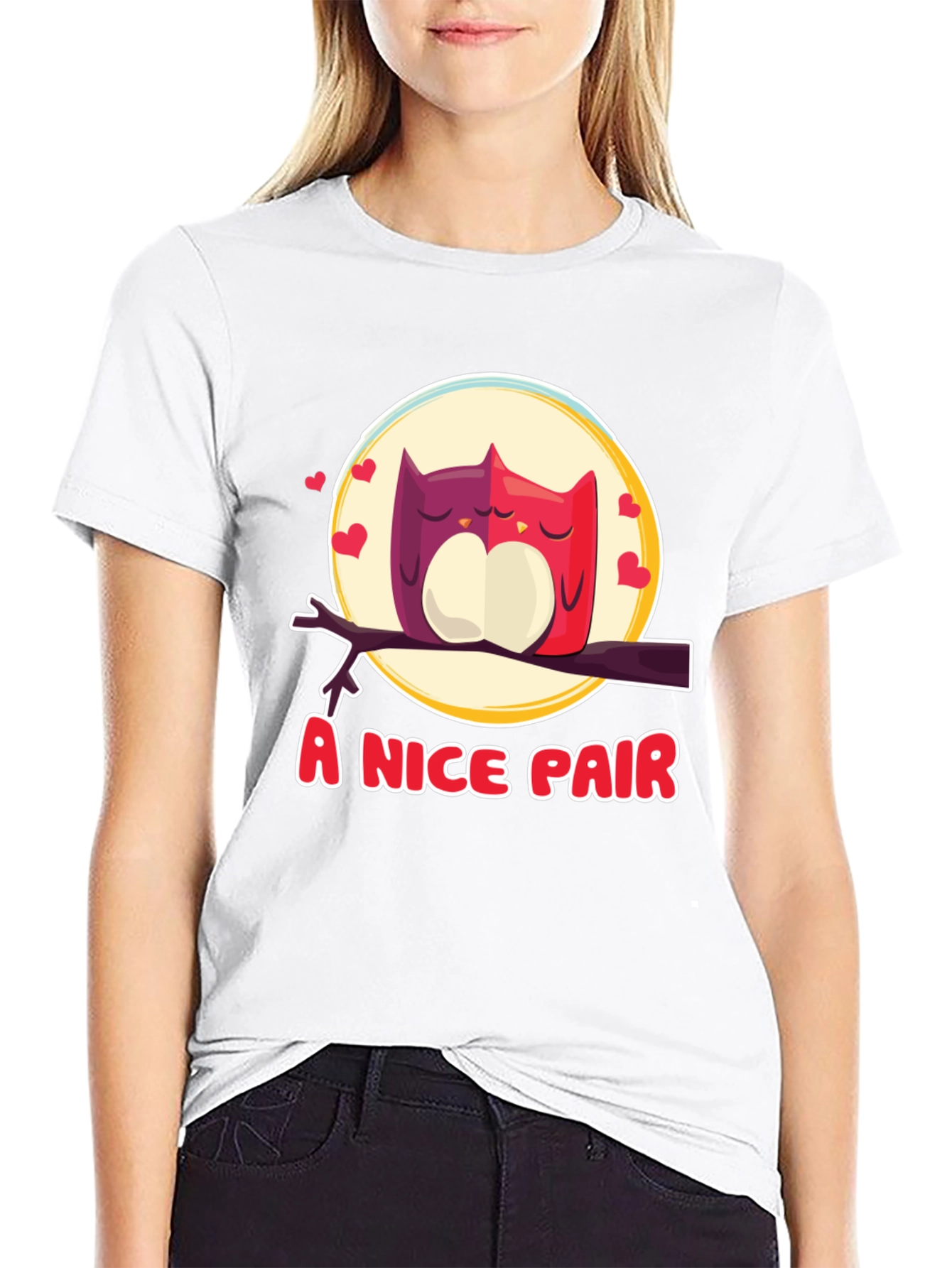 A Nice Pair Owls T-Shirt - Love Bird Tee