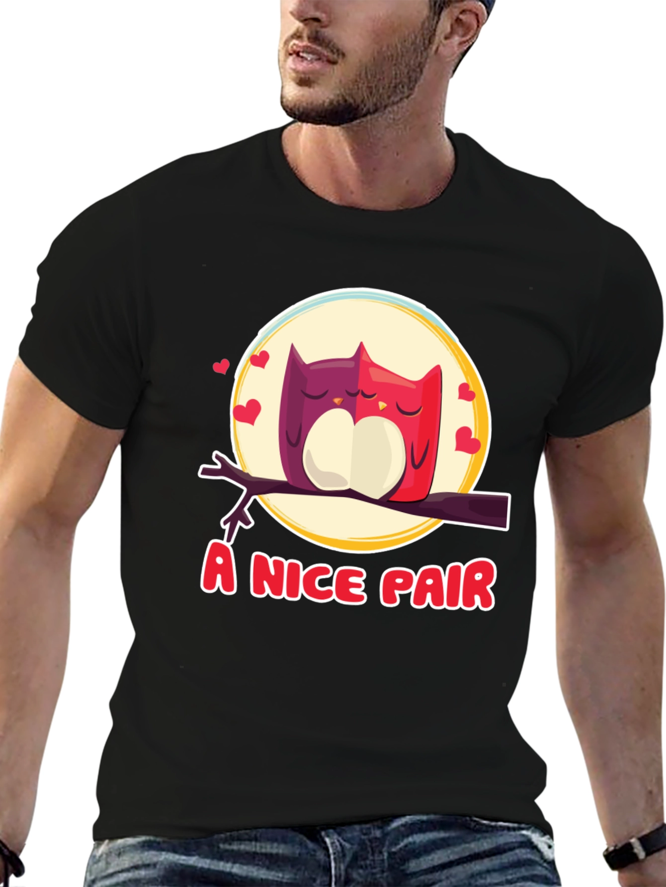 A Nice Pair Owls T-Shirt - Love Bird Tee