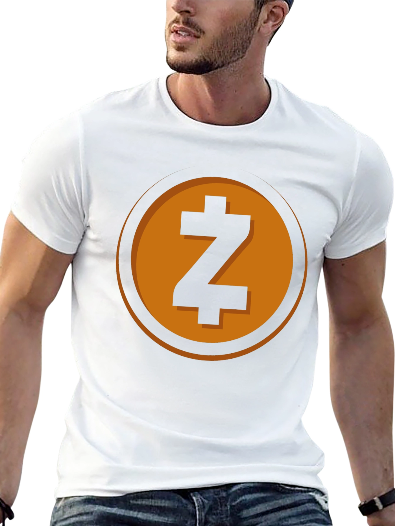 Zcash Crypto Tee - Black Cotton T-Shirt