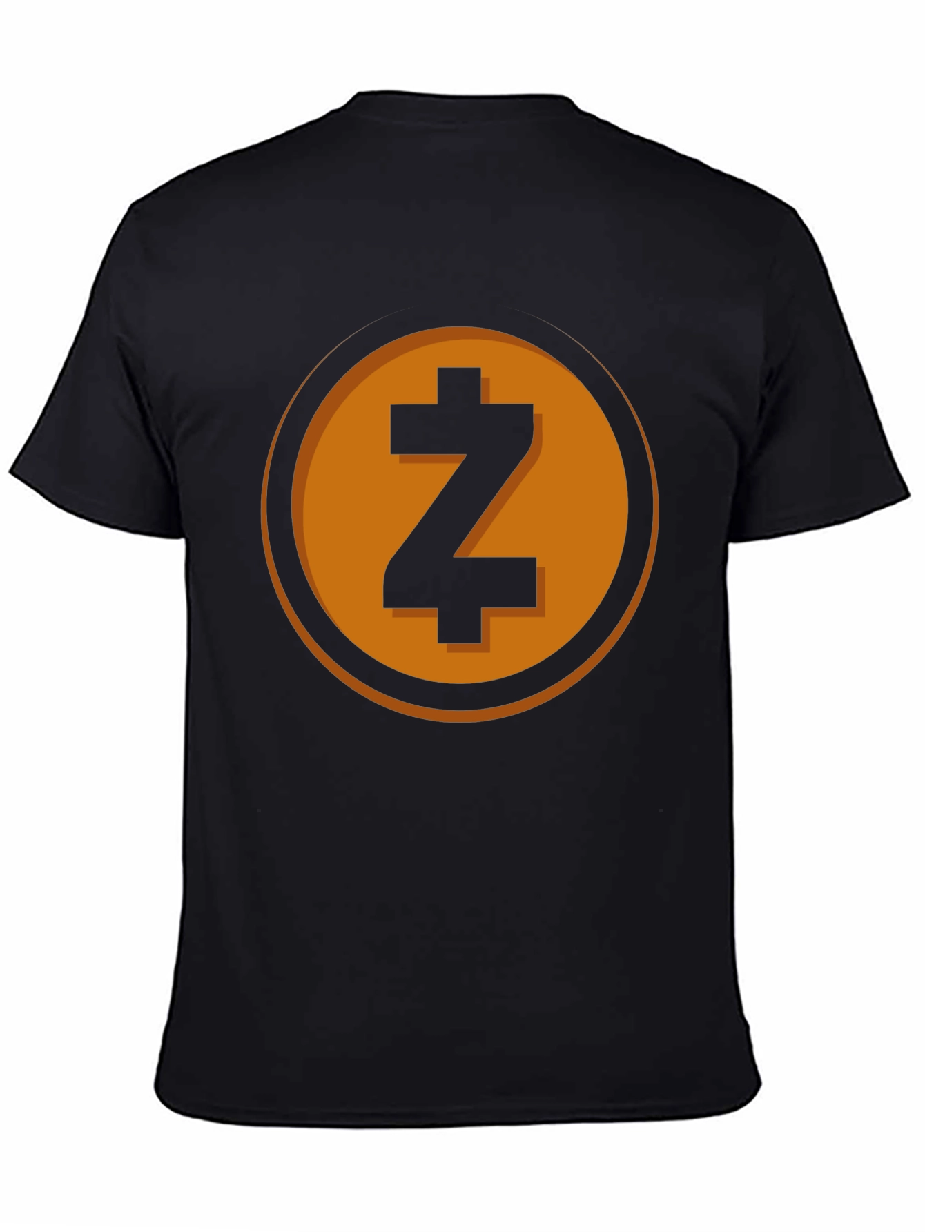 Zcash Crypto Tee - Black Cotton T-Shirt