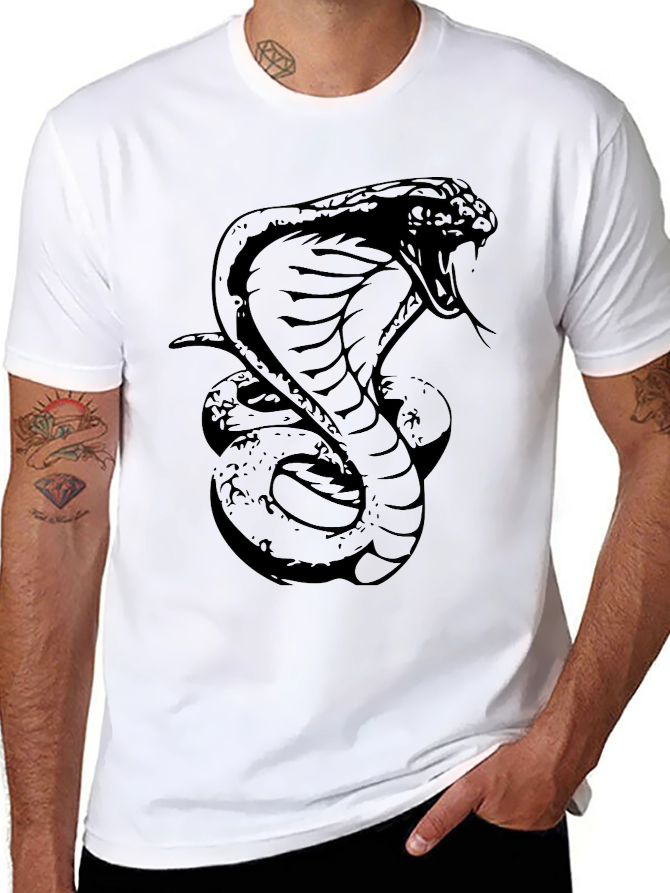 Black Cobra Graphic T-Shirt