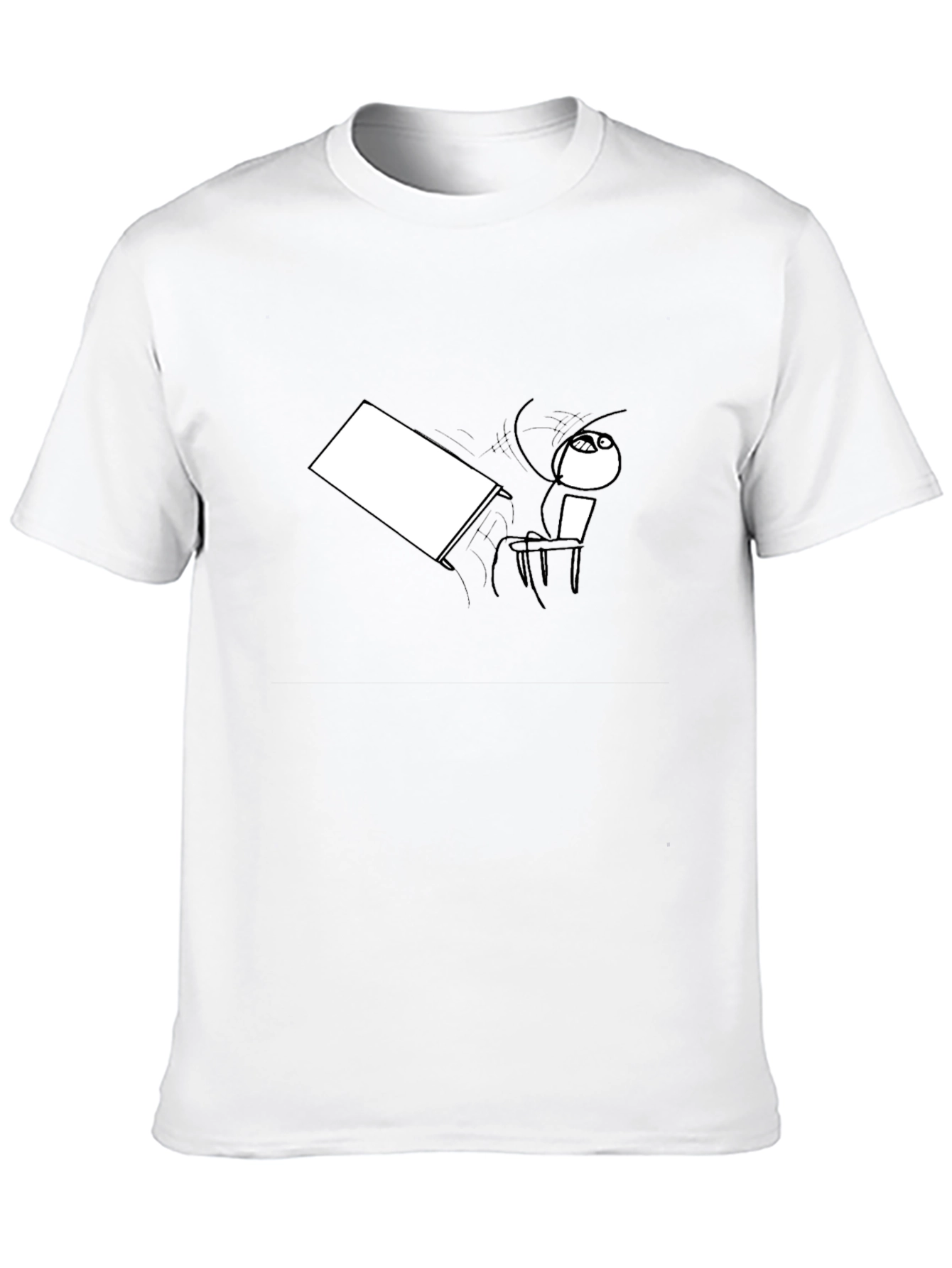 Humorous Meme Graphic Print Black T-Shirt