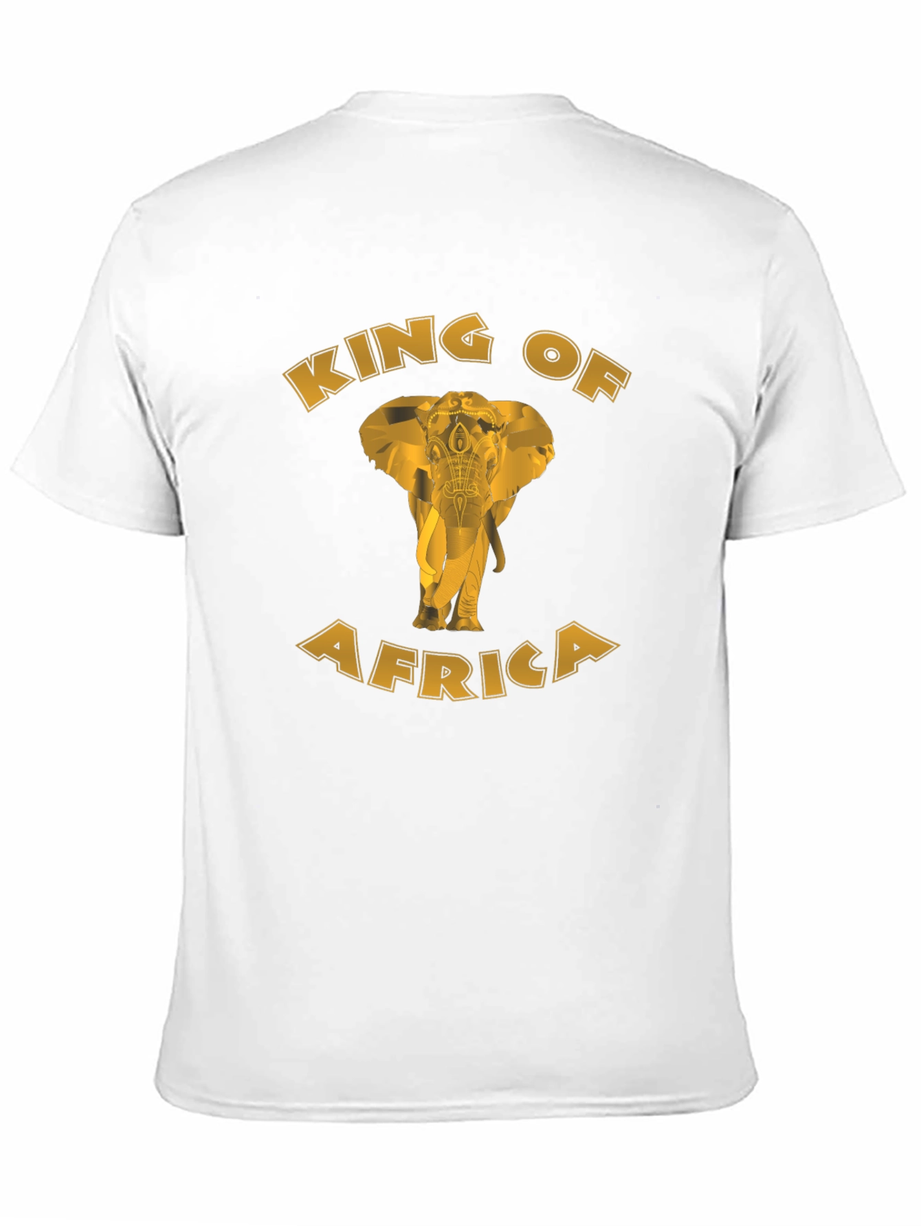 King of Africa Elephant Graphic T-Shirt