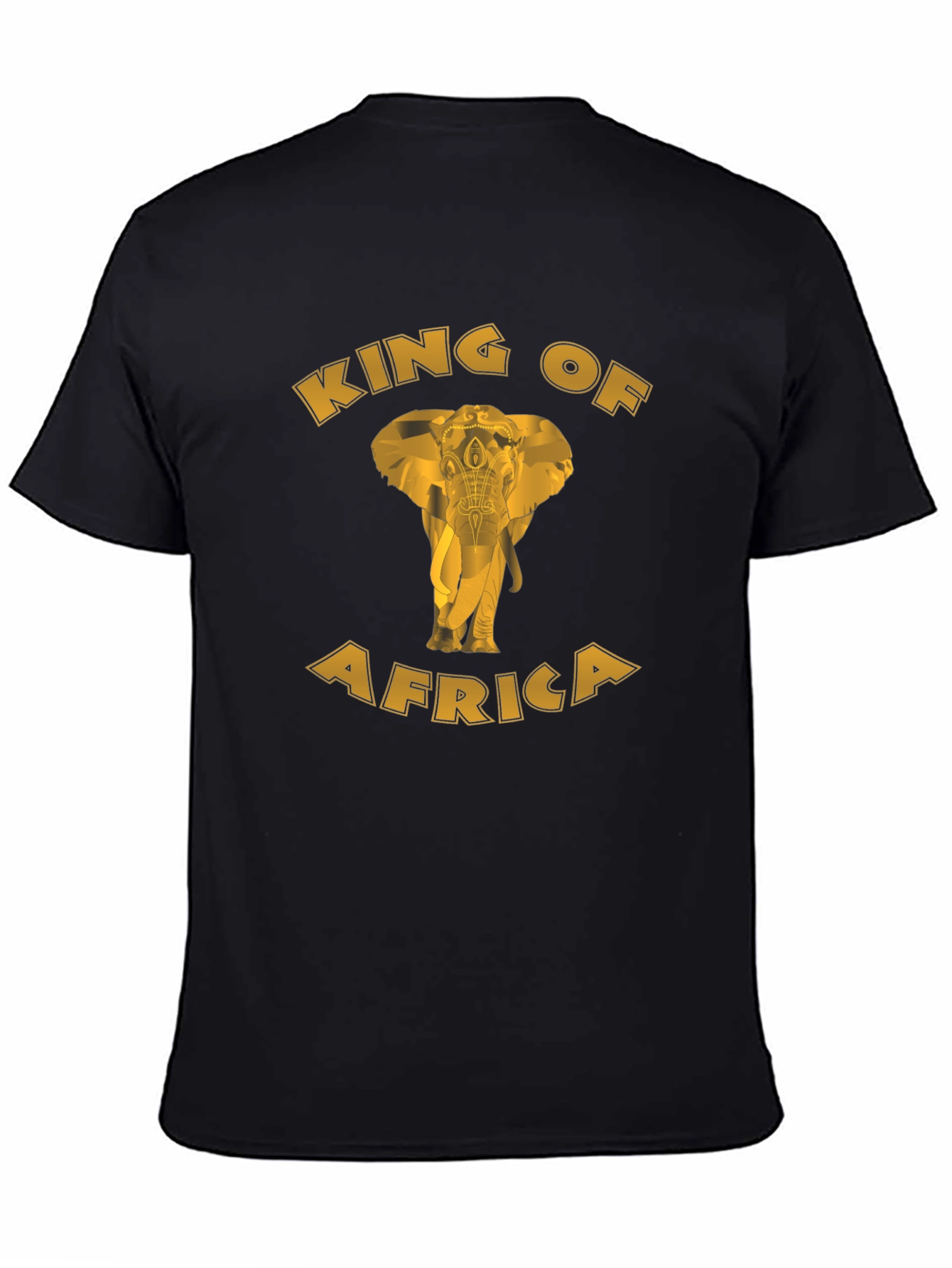 King of Africa Elephant Graphic T-Shirt