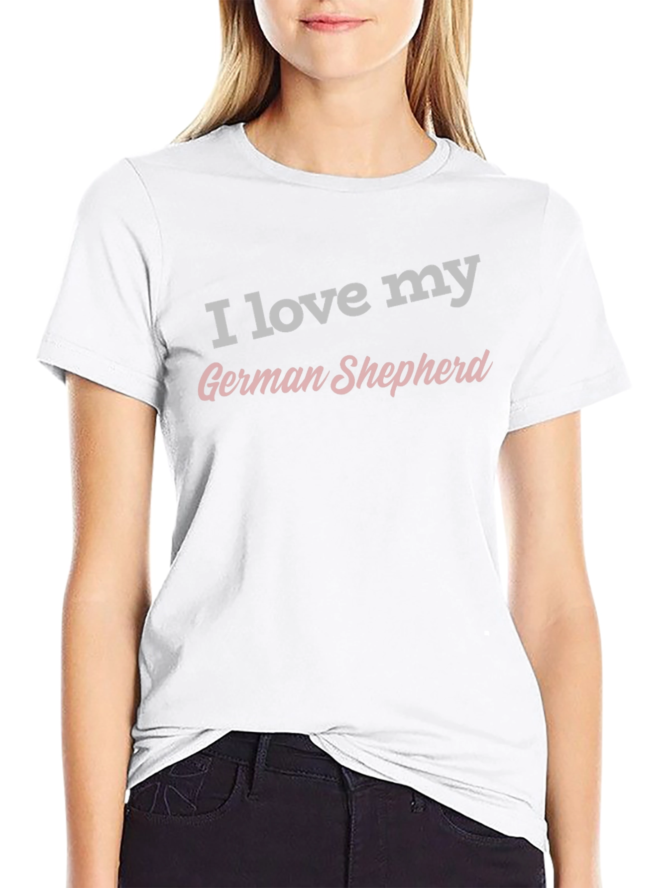 I Love My German Shepherd T-Shirt