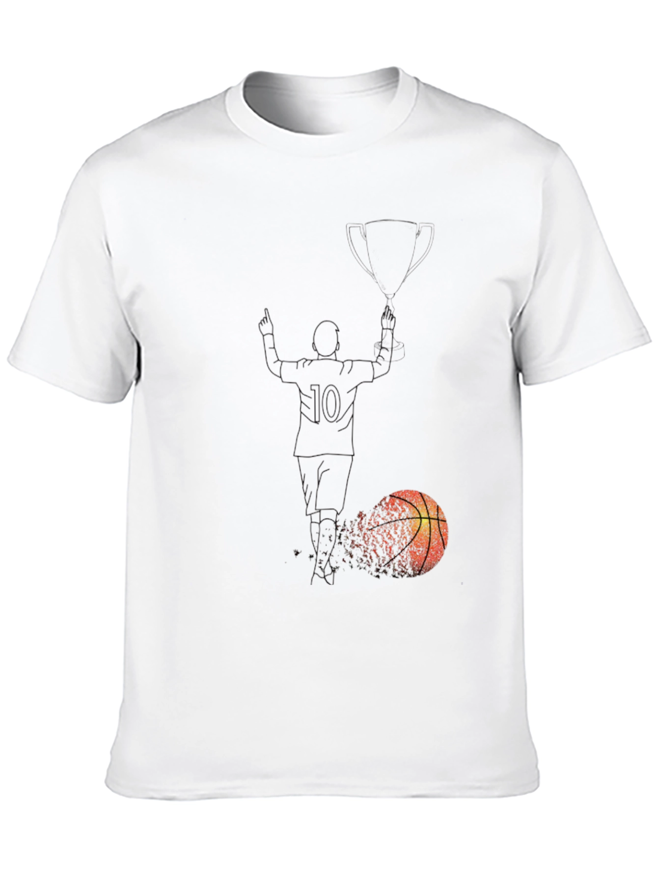 Basketball Trophy Black T-Shirt