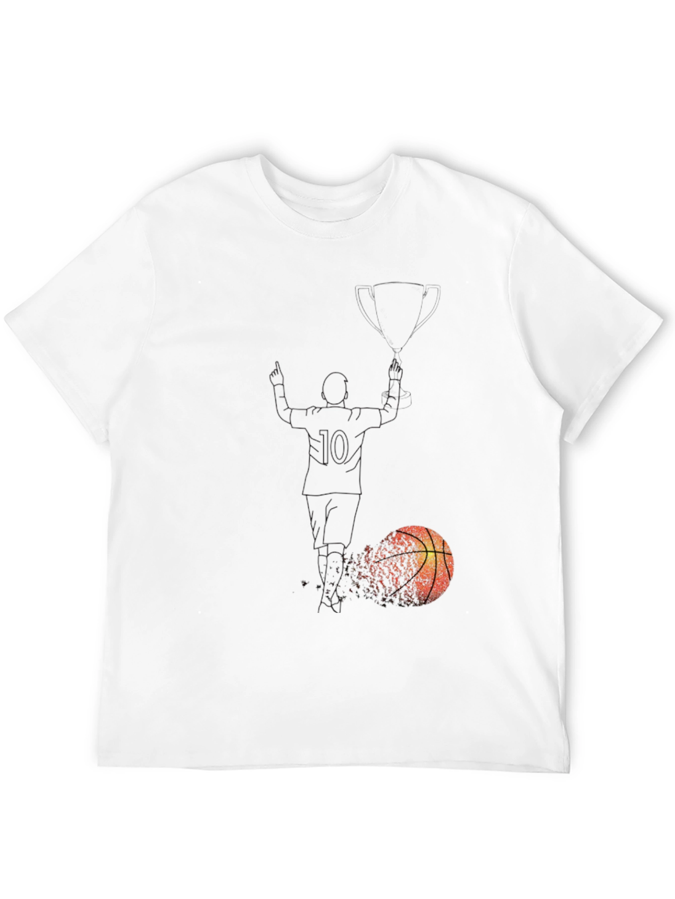 Basketball Trophy Black T-Shirt