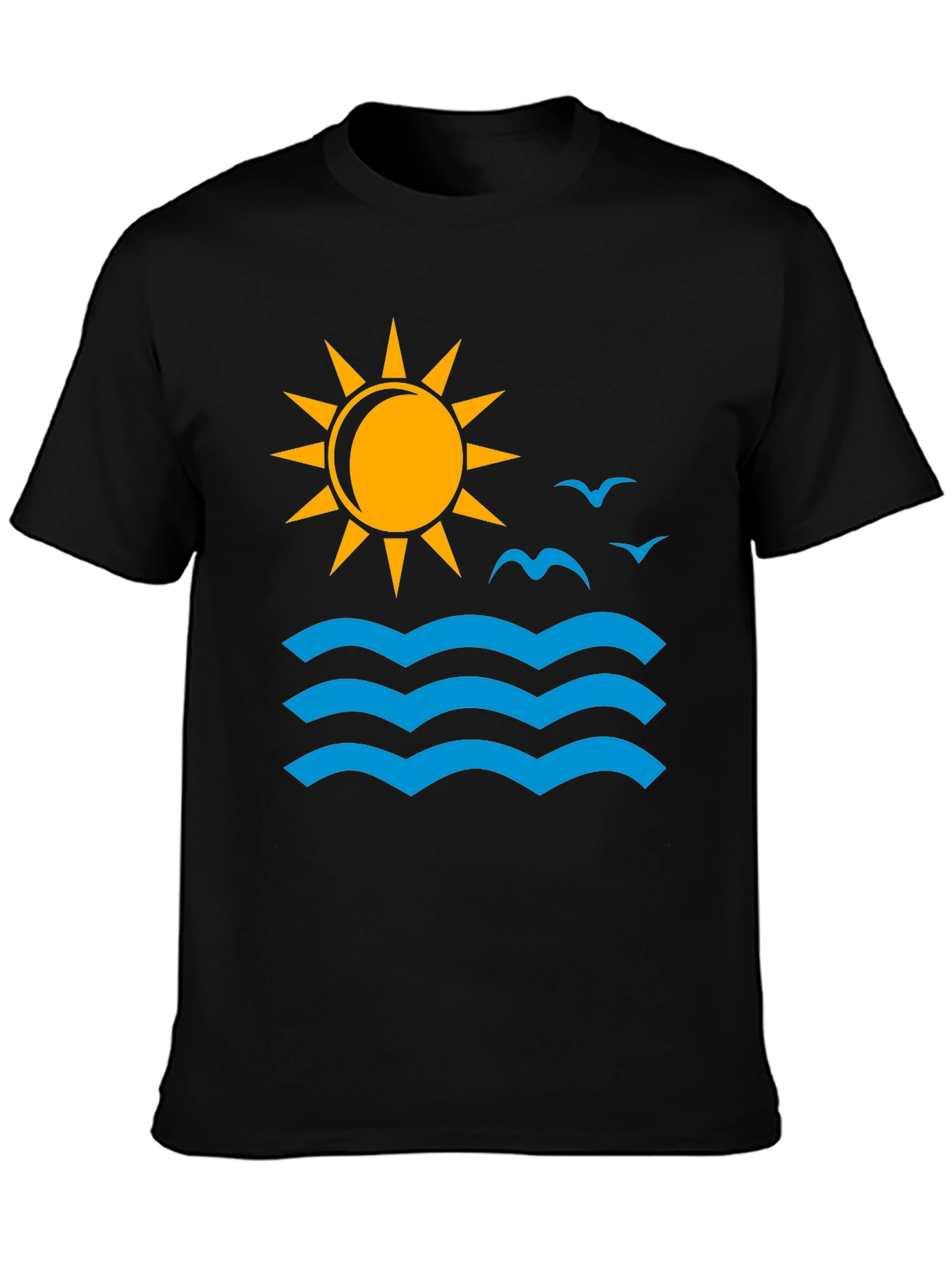 Ocean Sun Graphic T-Shirt