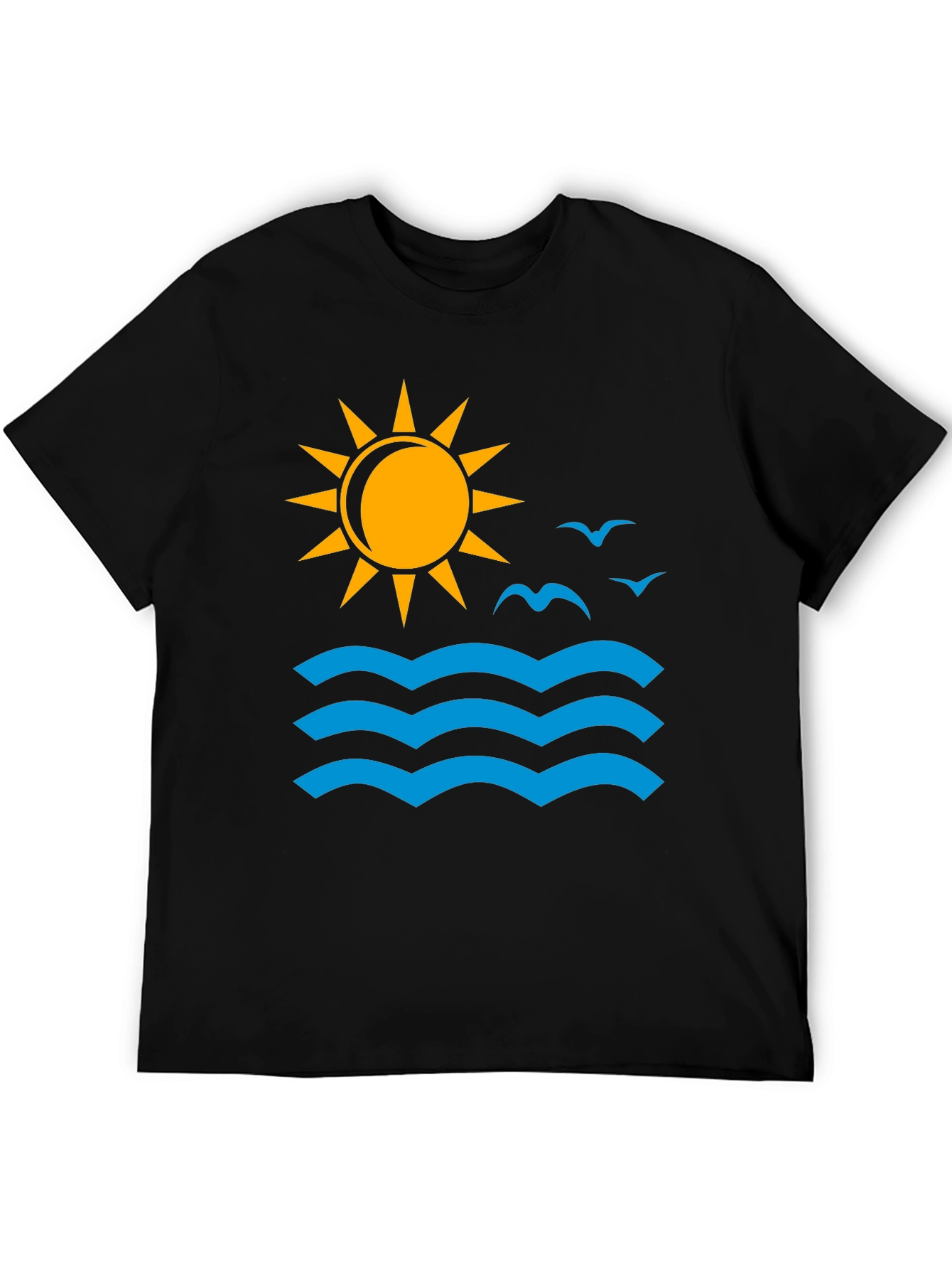 Ocean Sun Graphic T-Shirt