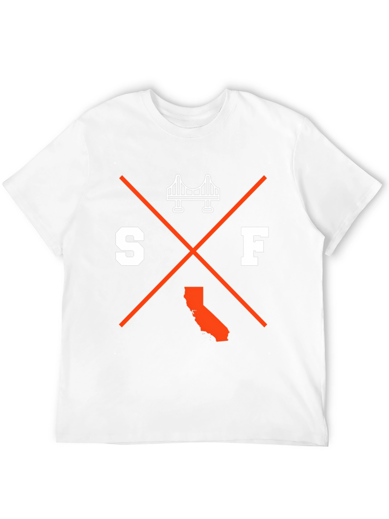 SF California Bridge Graphic Tee - Black