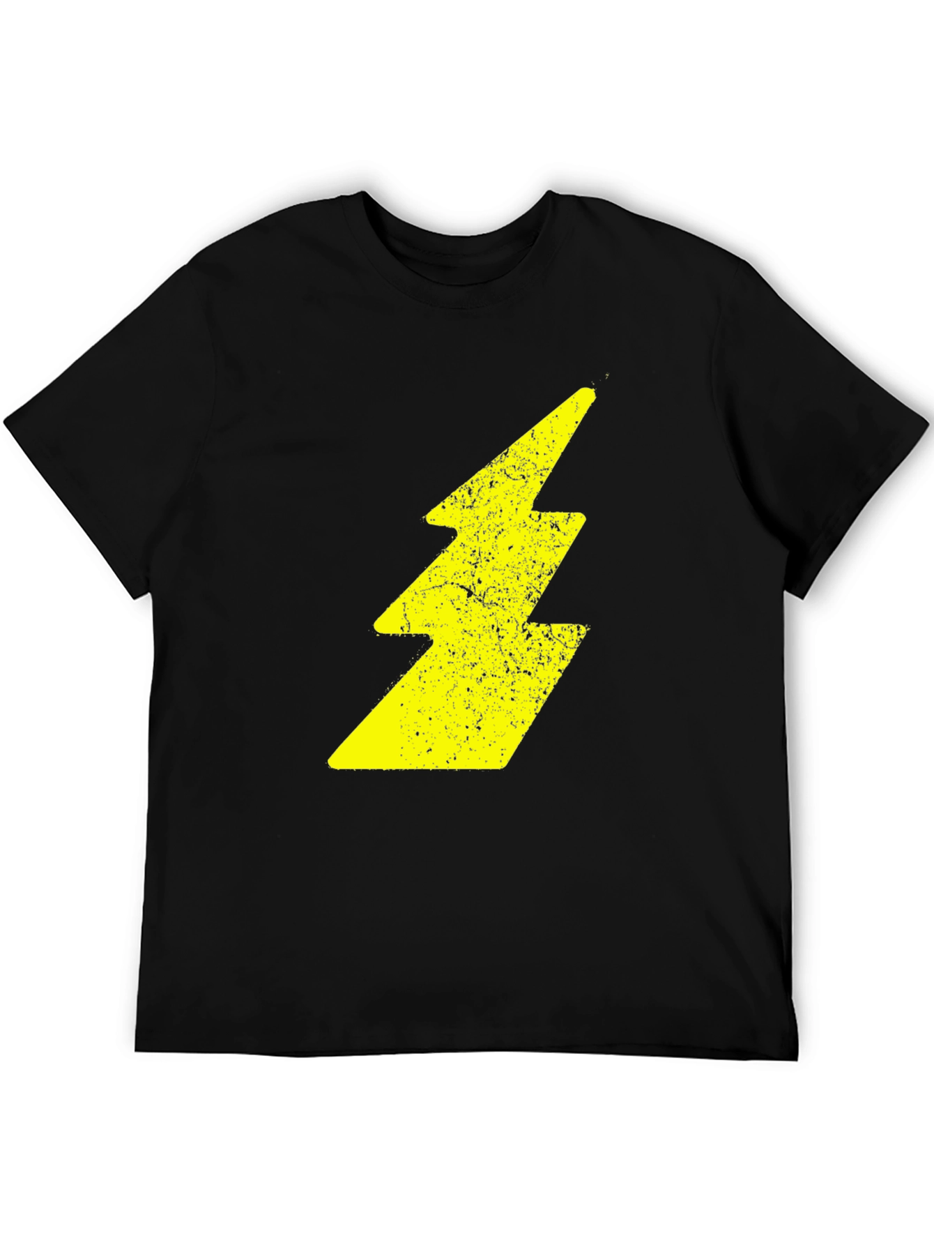 Lightning Bolt Graphic Black T-Shirt