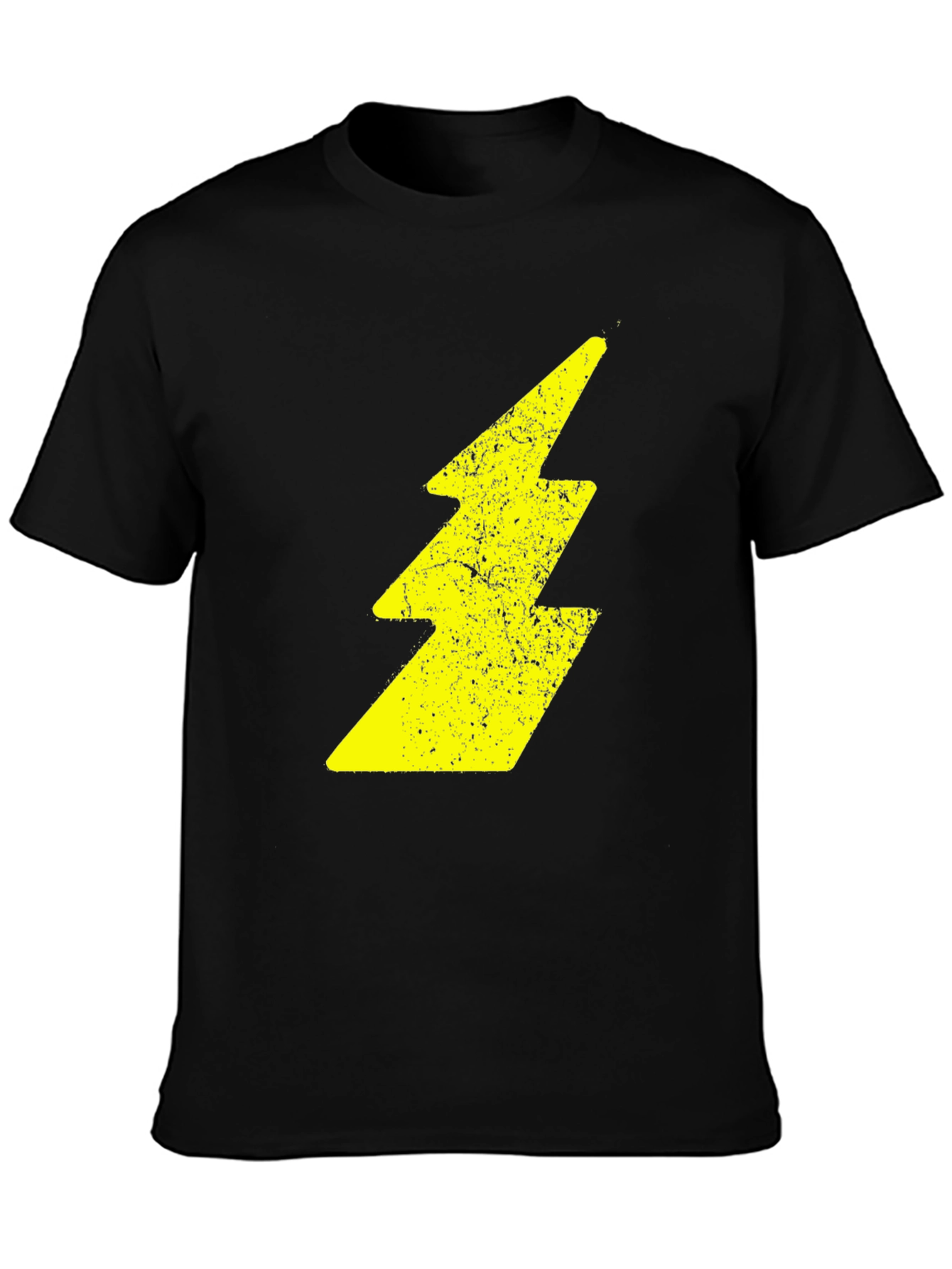Lightning Bolt Graphic Black T-Shirt
