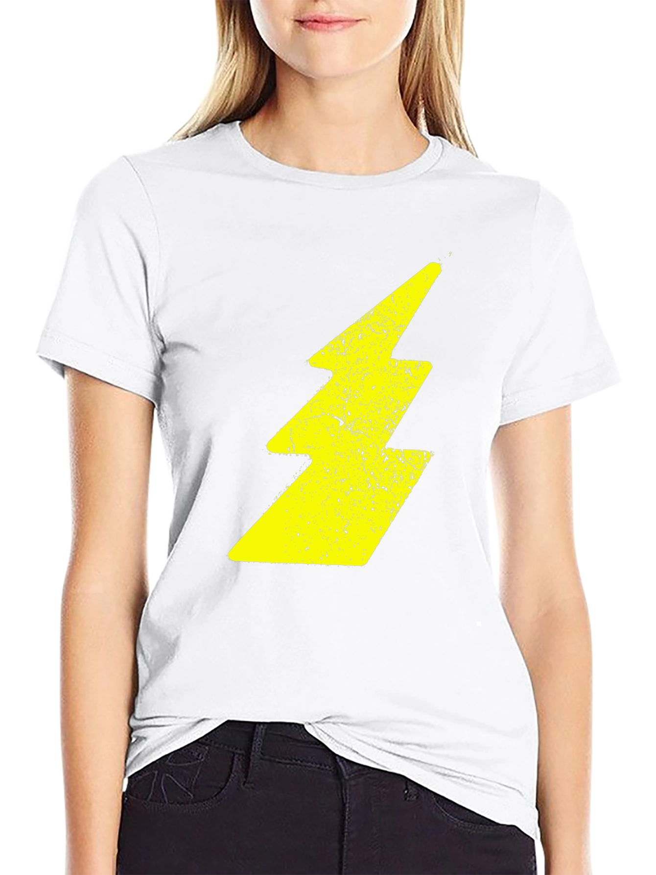 Lightning Bolt Graphic Black T-Shirt