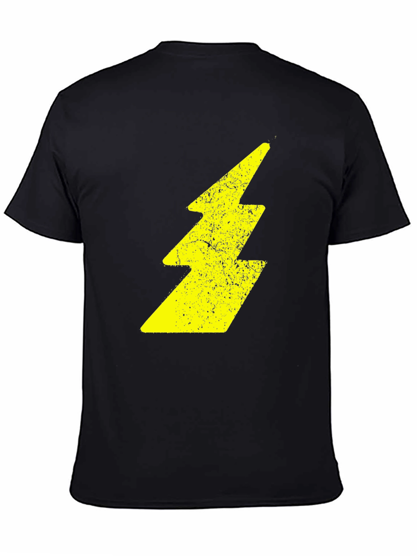 Lightning Bolt Graphic Black T-Shirt