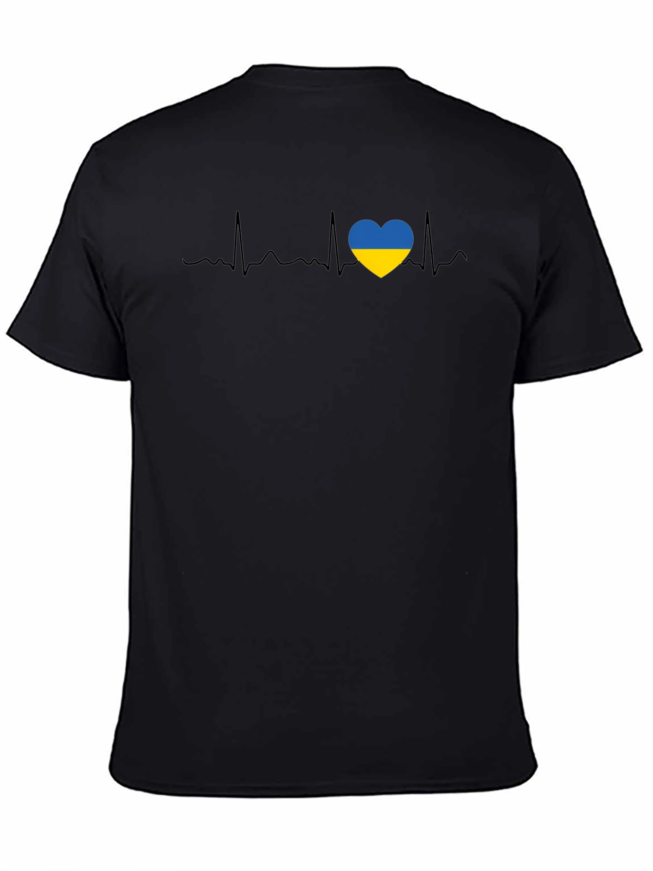 Ukraine Heartbeat T-Shirt - Support Ukraine