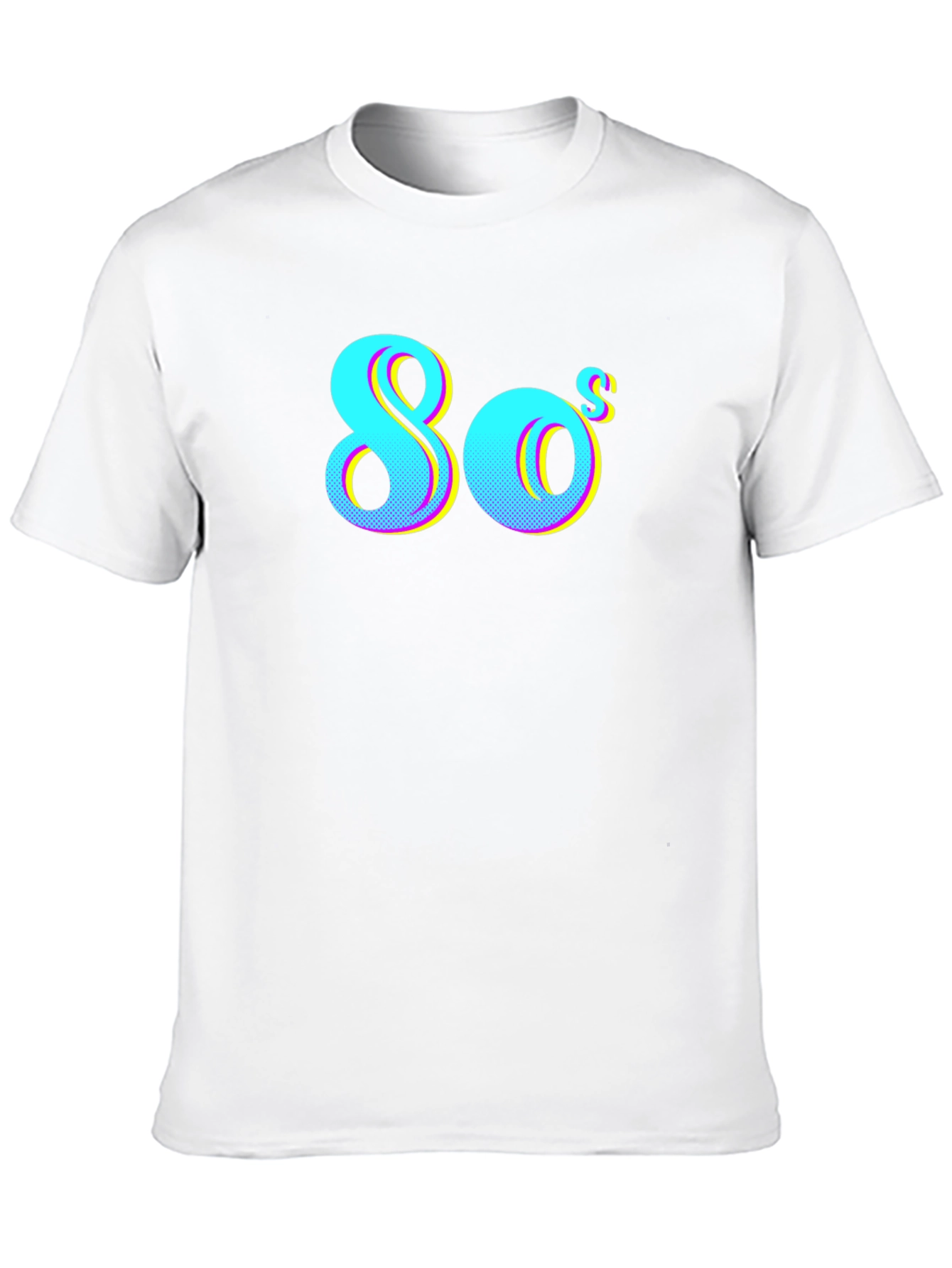 Retro 80s Graphic Tee - Black
