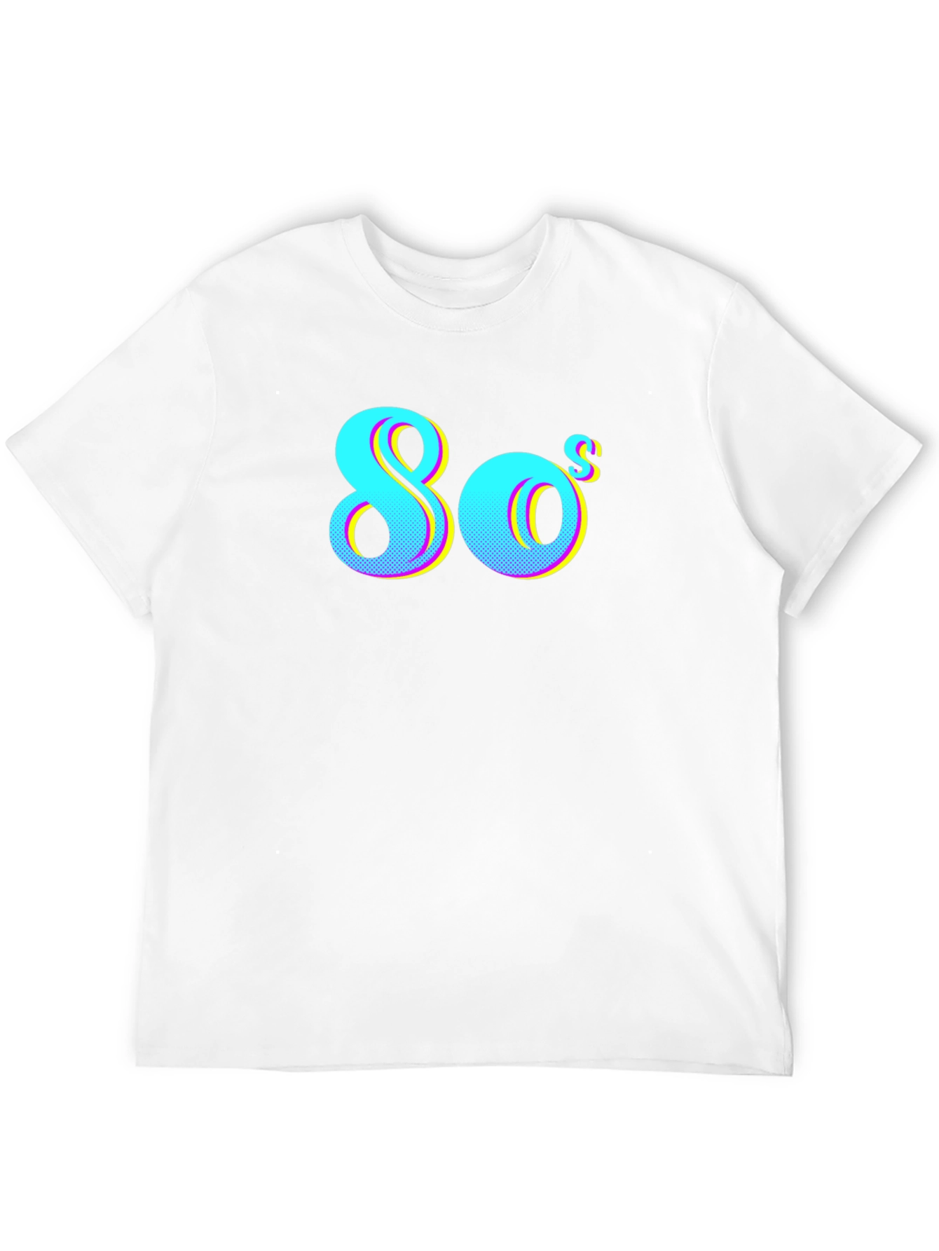 Retro 80s Graphic Tee - Black