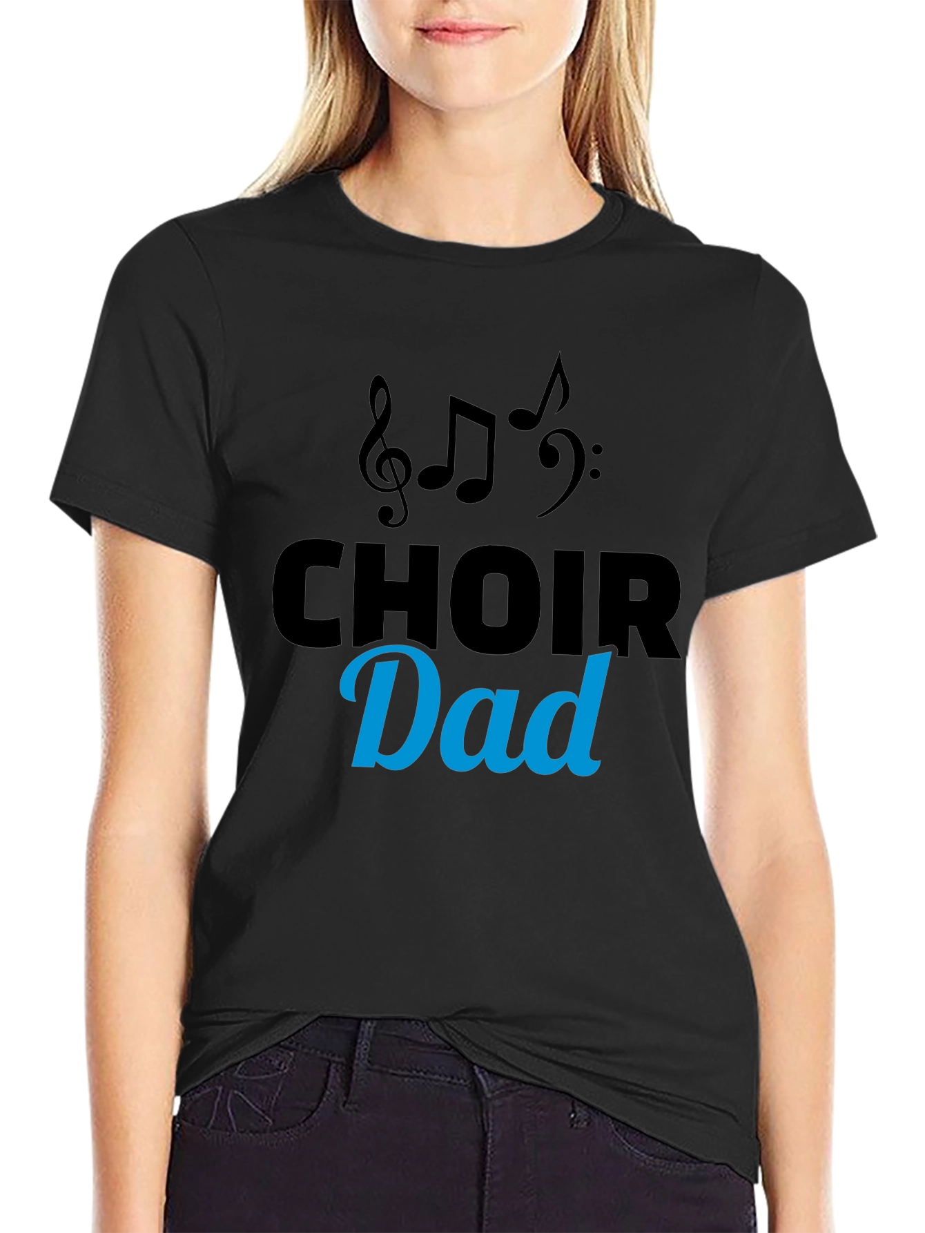 Choir Dad Graphic Tee - Music Lover Gift