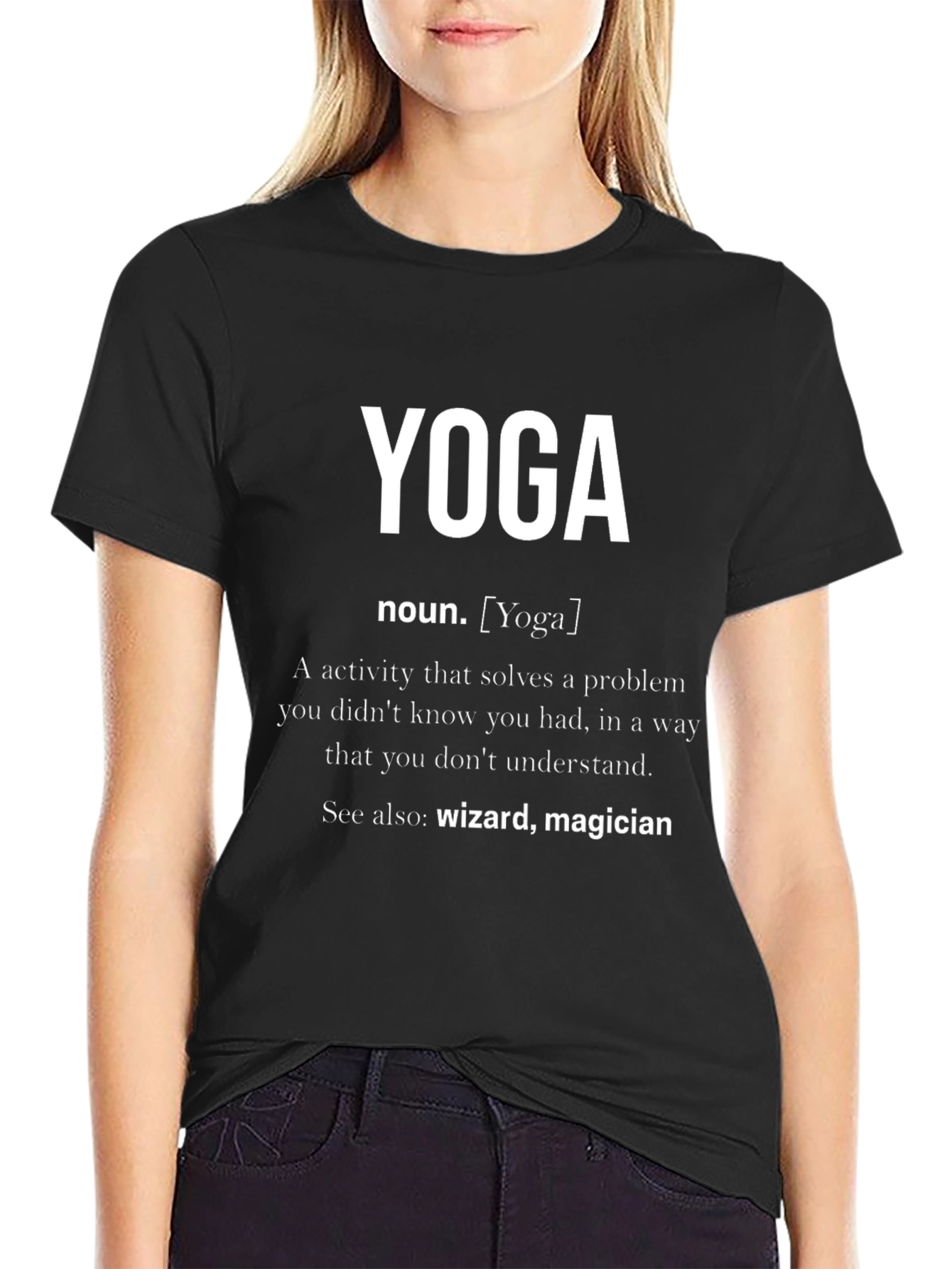 Yoga Definition T-Shirt - Funny Zen Gift