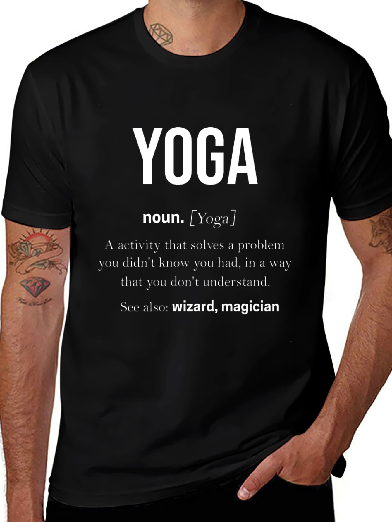 Yoga Definition T-Shirt - Funny Zen Gift