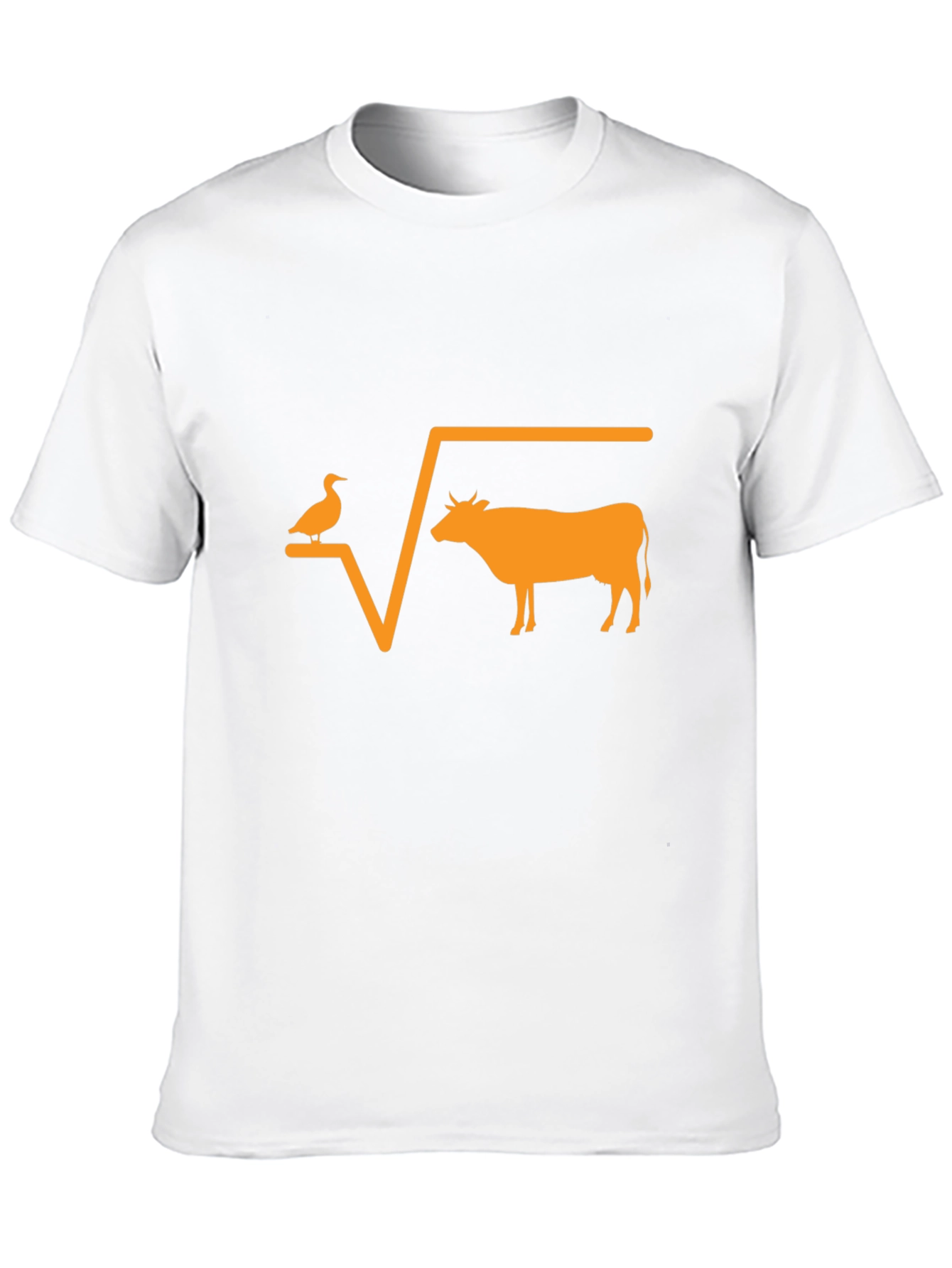 Duck Under Root Cow T-Shirt