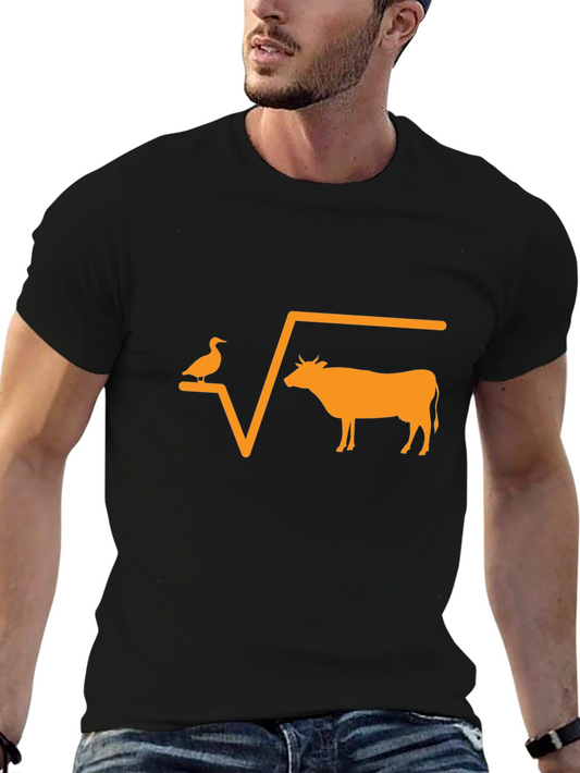 Duck Under Root Cow T-Shirt