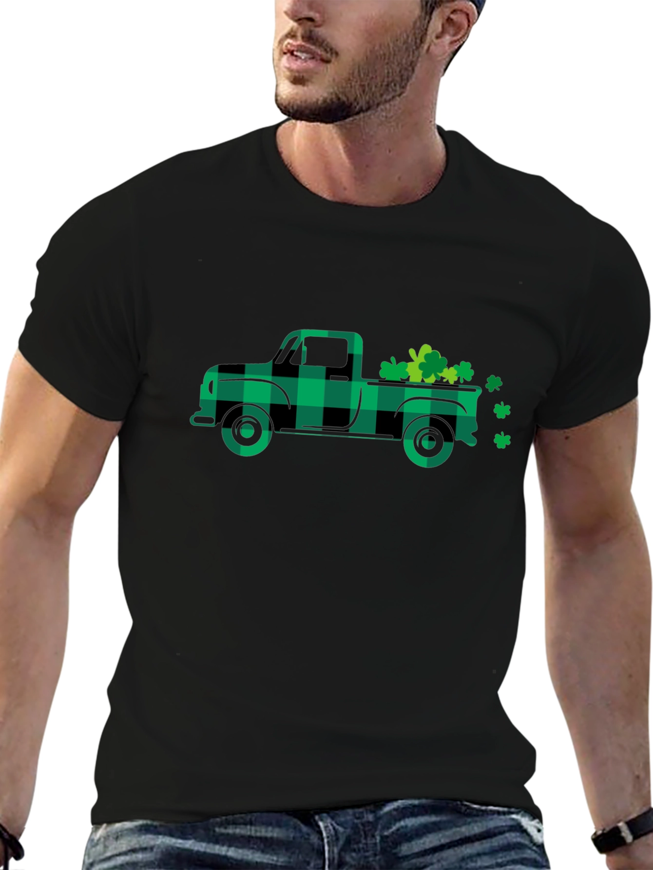 Lucky Truck Black T-Shirt