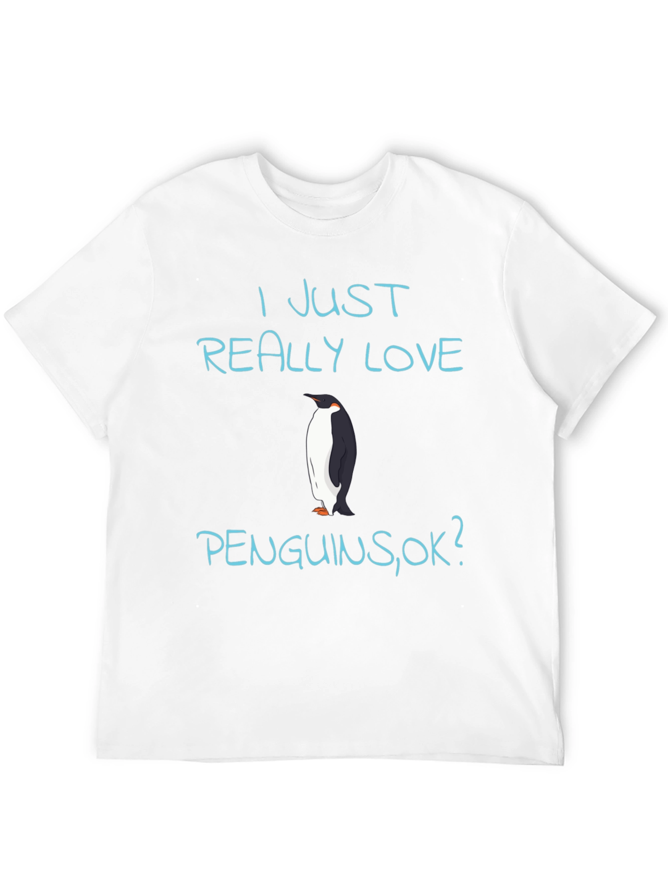 I Love Penguins T-Shirt - Novelty Graphic Tee