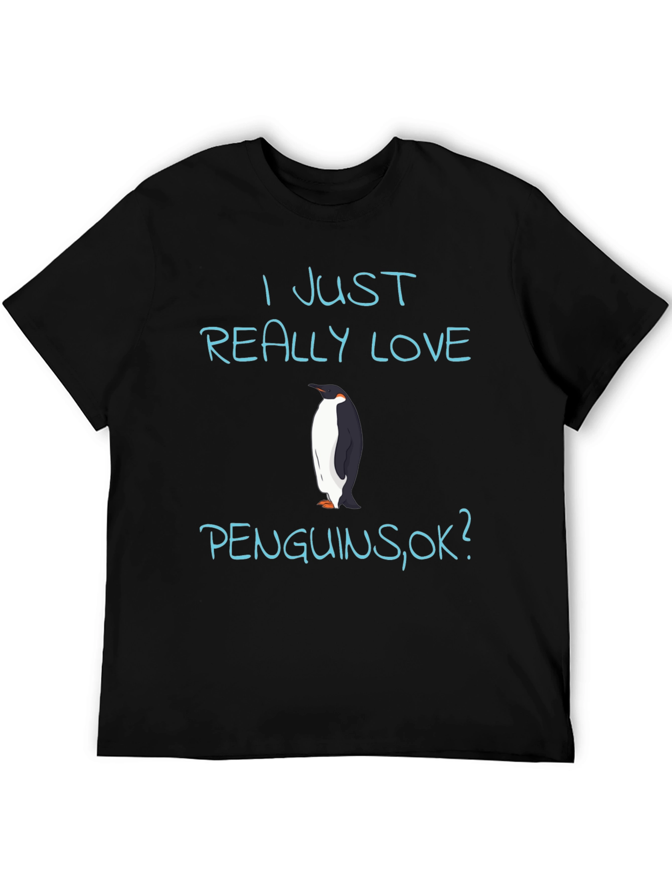 I Love Penguins T-Shirt - Novelty Graphic Tee