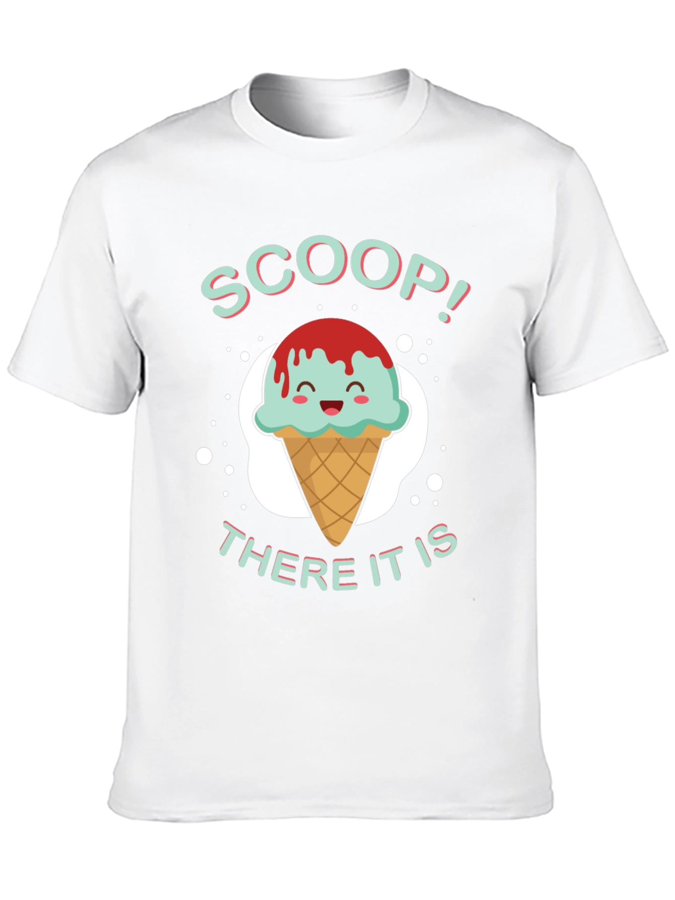 Scoop! Graphic Print T-Shirt