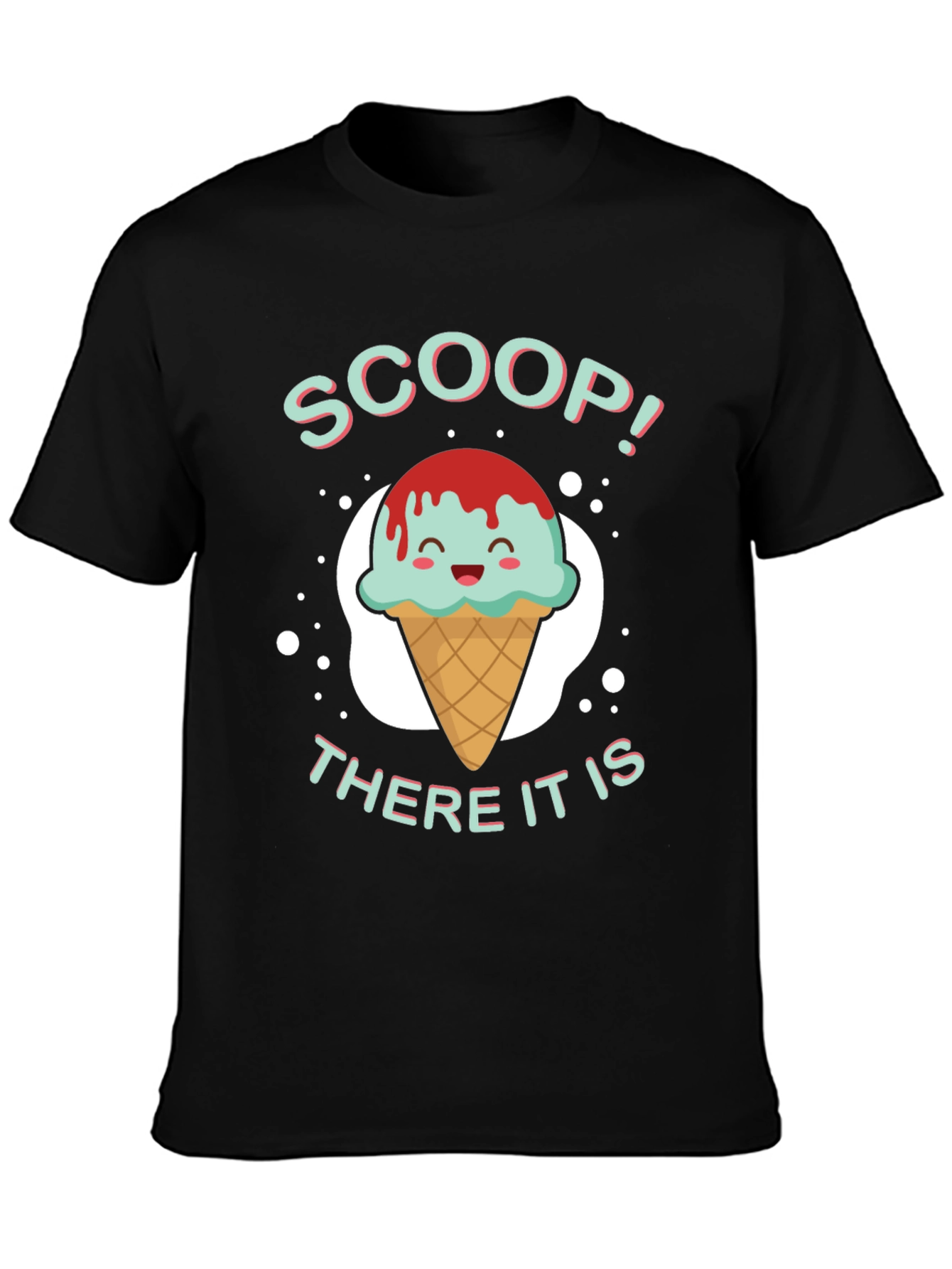 Scoop! Graphic Print T-Shirt