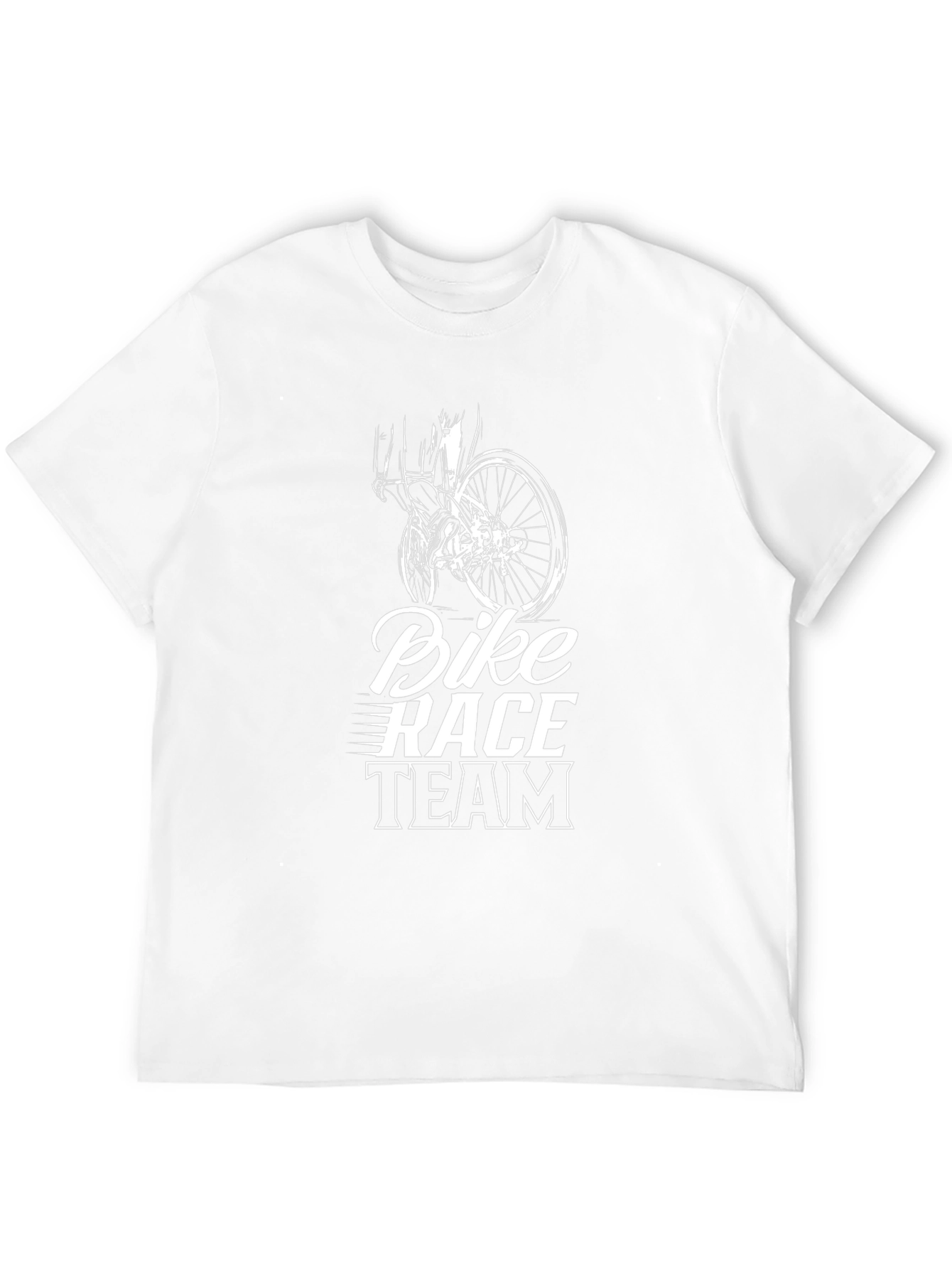 Bike Race Team Graphic T-Shirt - Black