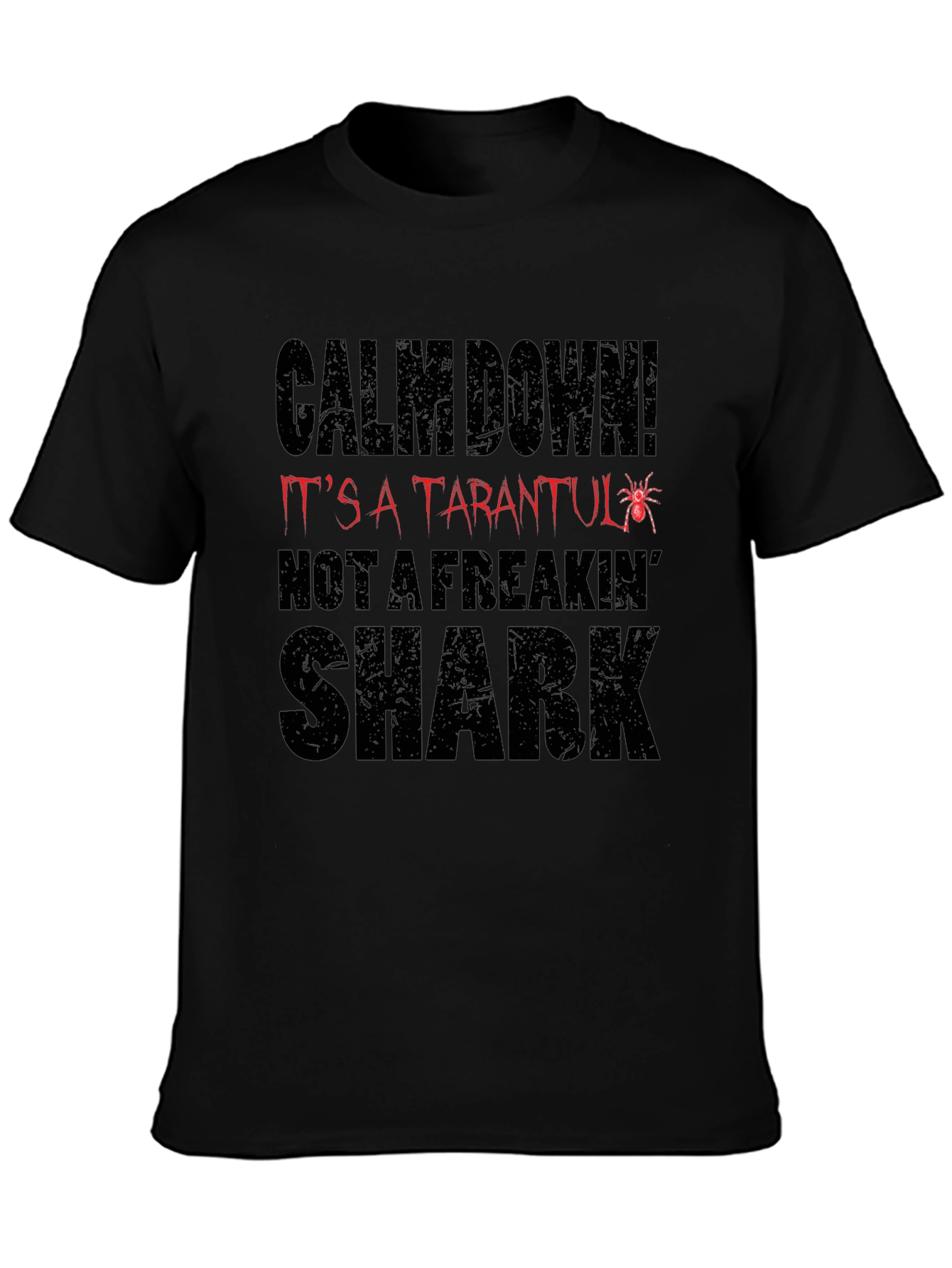 Calm Down Tarantula Mens Graphic T-Shirt