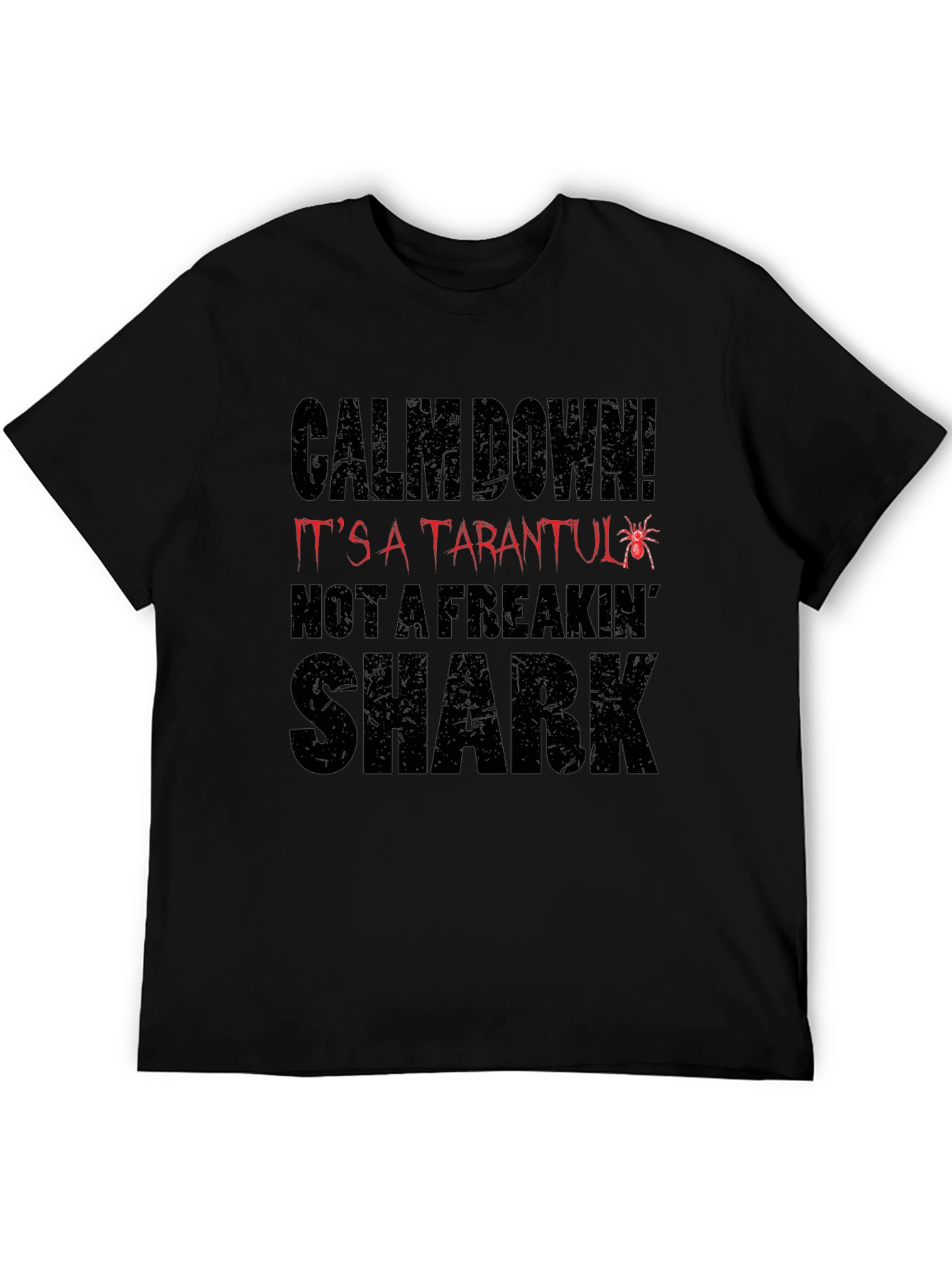 Calm Down Tarantula Mens Graphic T-Shirt