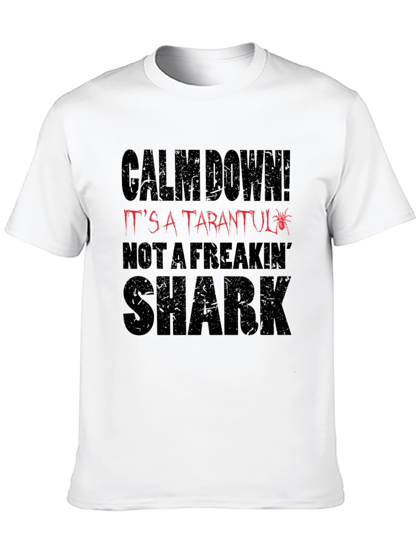Calm Down Tarantula Mens Graphic T-Shirt