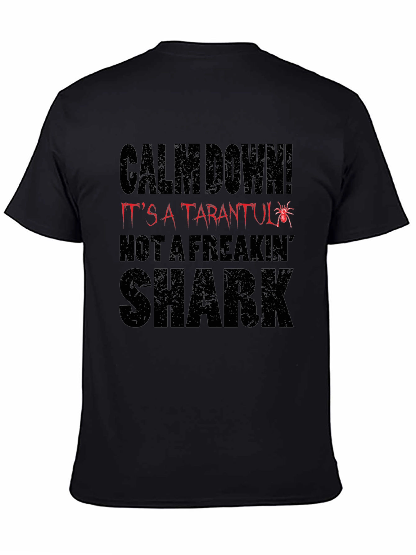 Calm Down Tarantula Mens Graphic T-Shirt