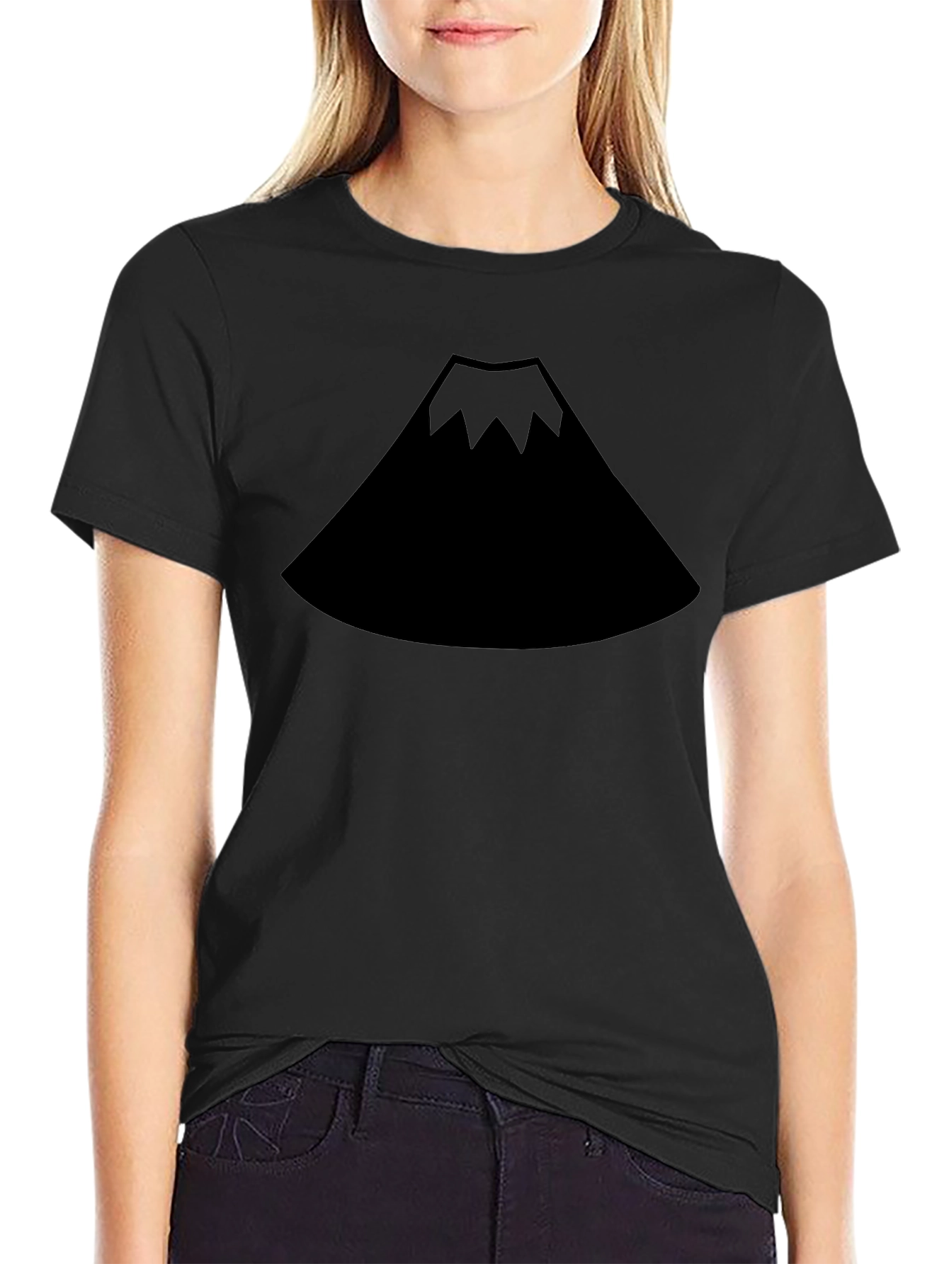 Mount Fuji Graphic Black T-Shirt