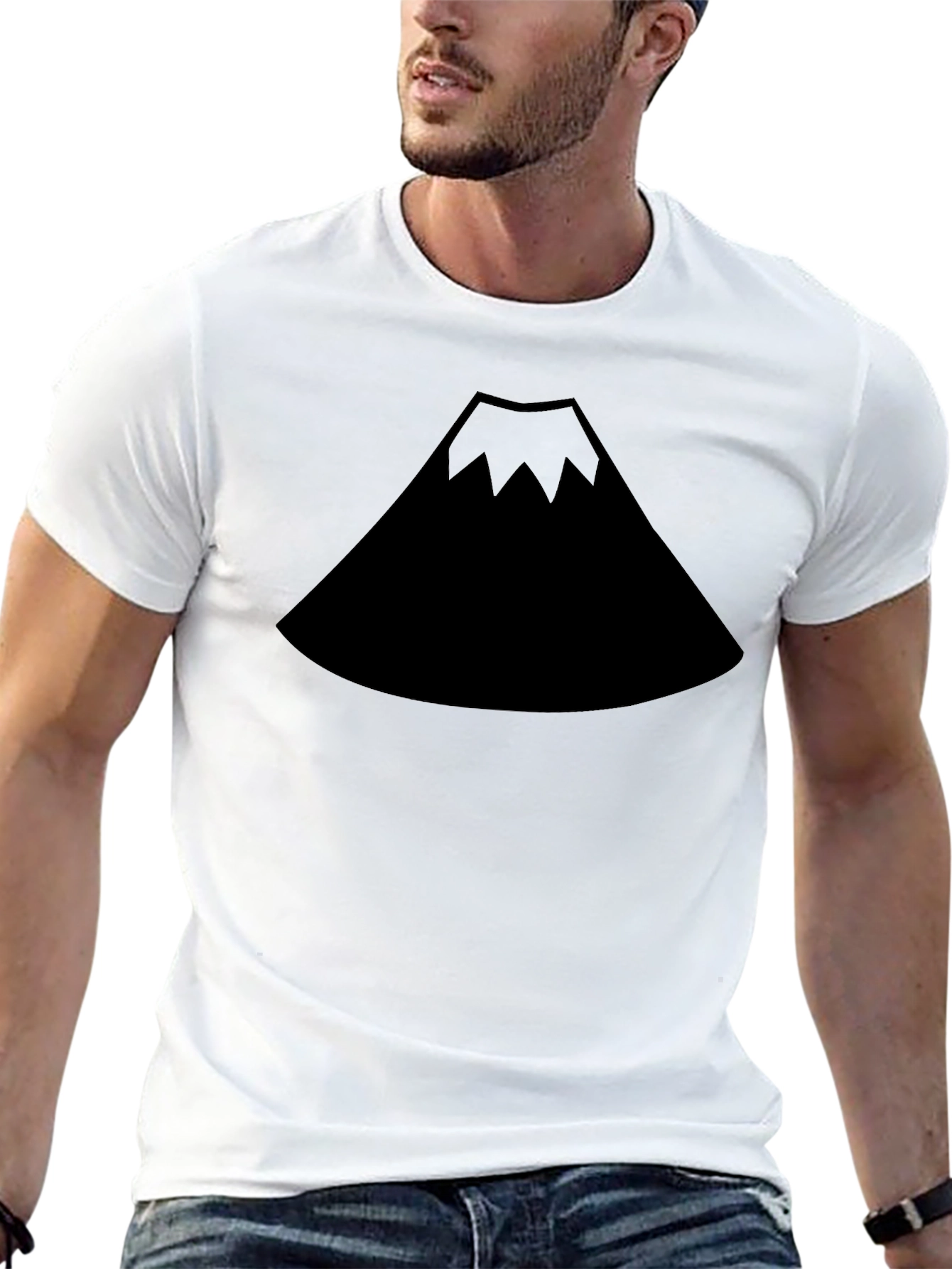 Mount Fuji Graphic Black T-Shirt