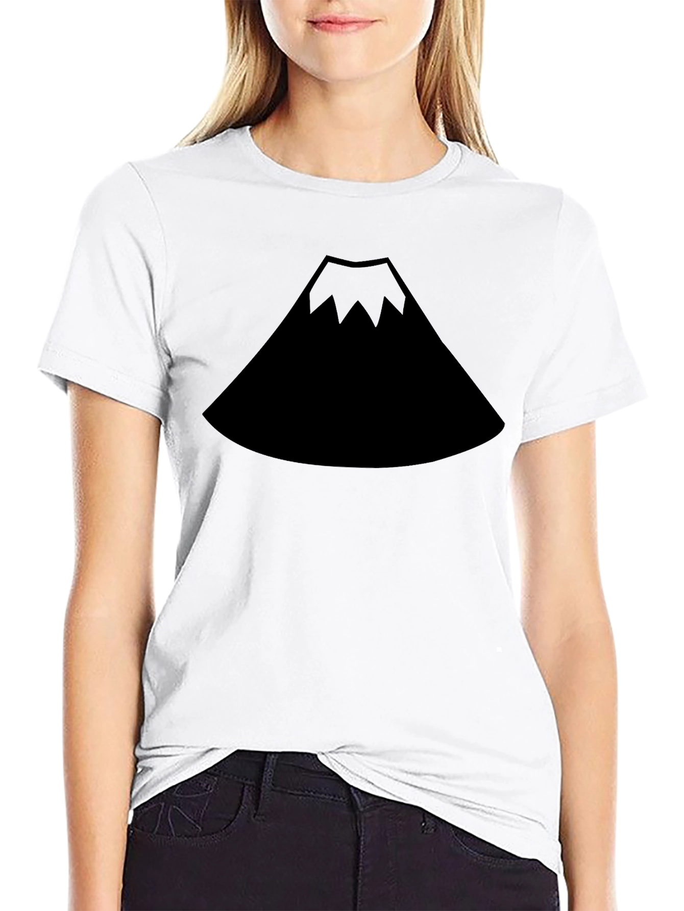 Mount Fuji Graphic Black T-Shirt