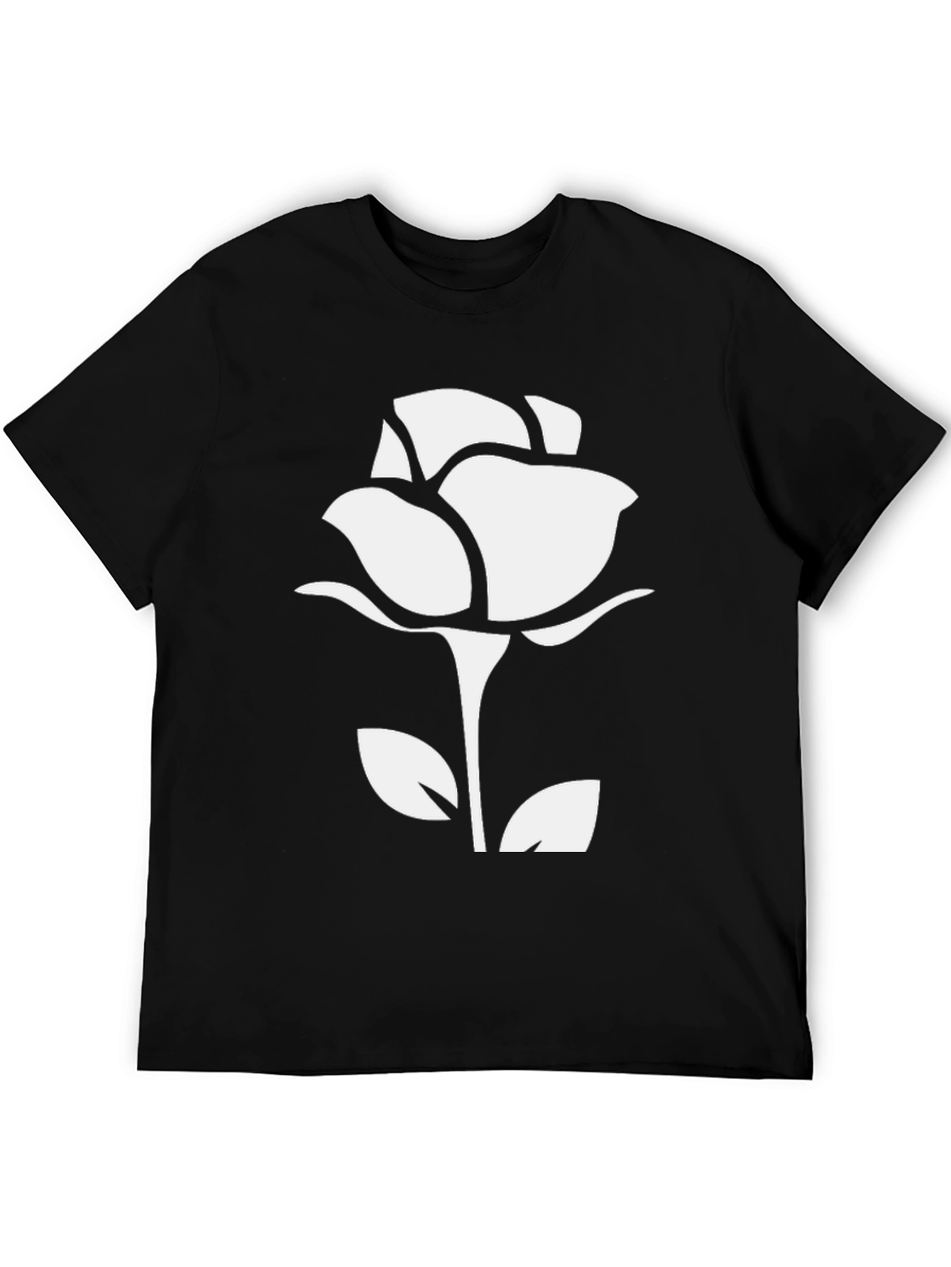 Rose Graphic T-Shirt - Stylish Mens Casual Wear