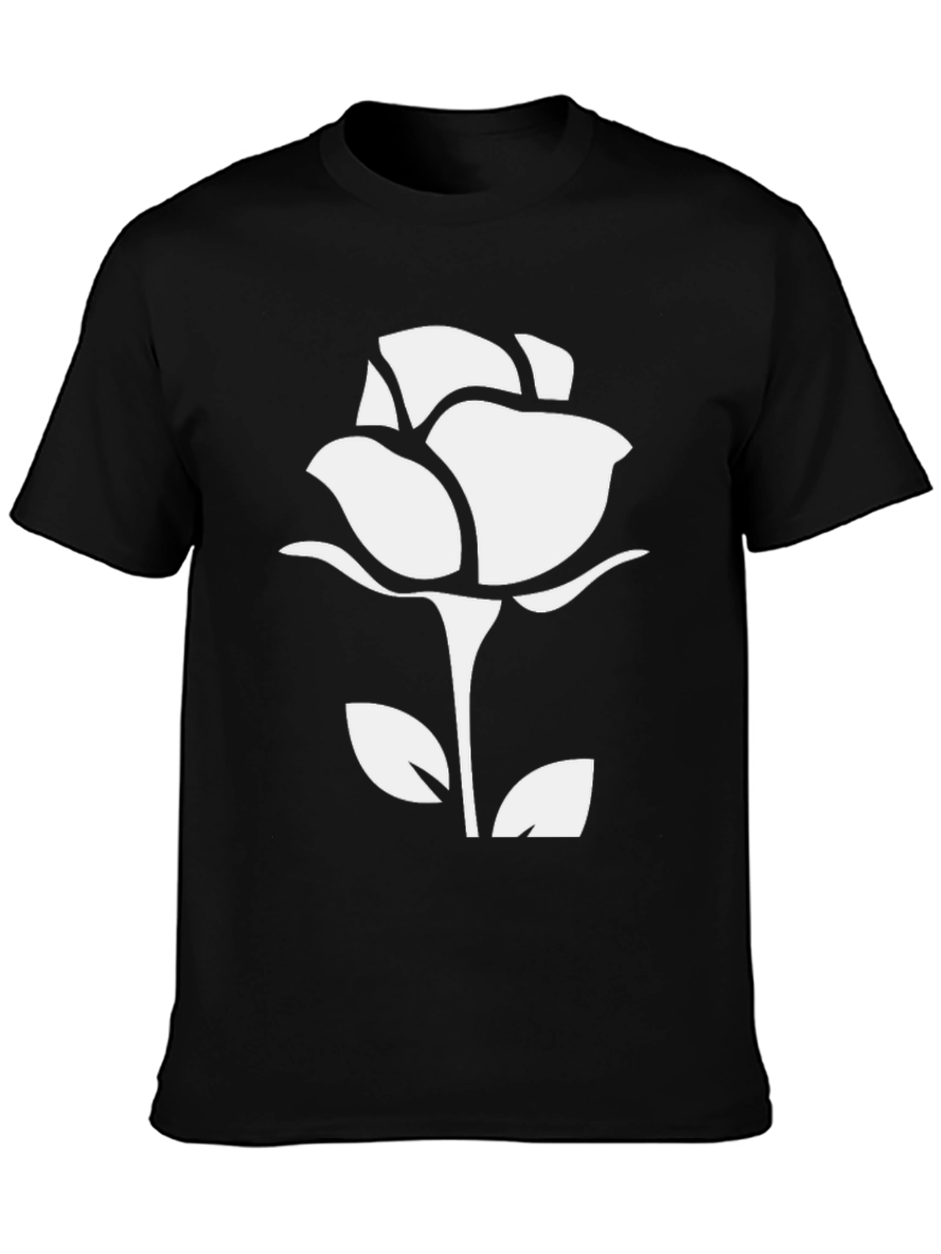 Rose Graphic T-Shirt - Stylish Mens Casual Wear