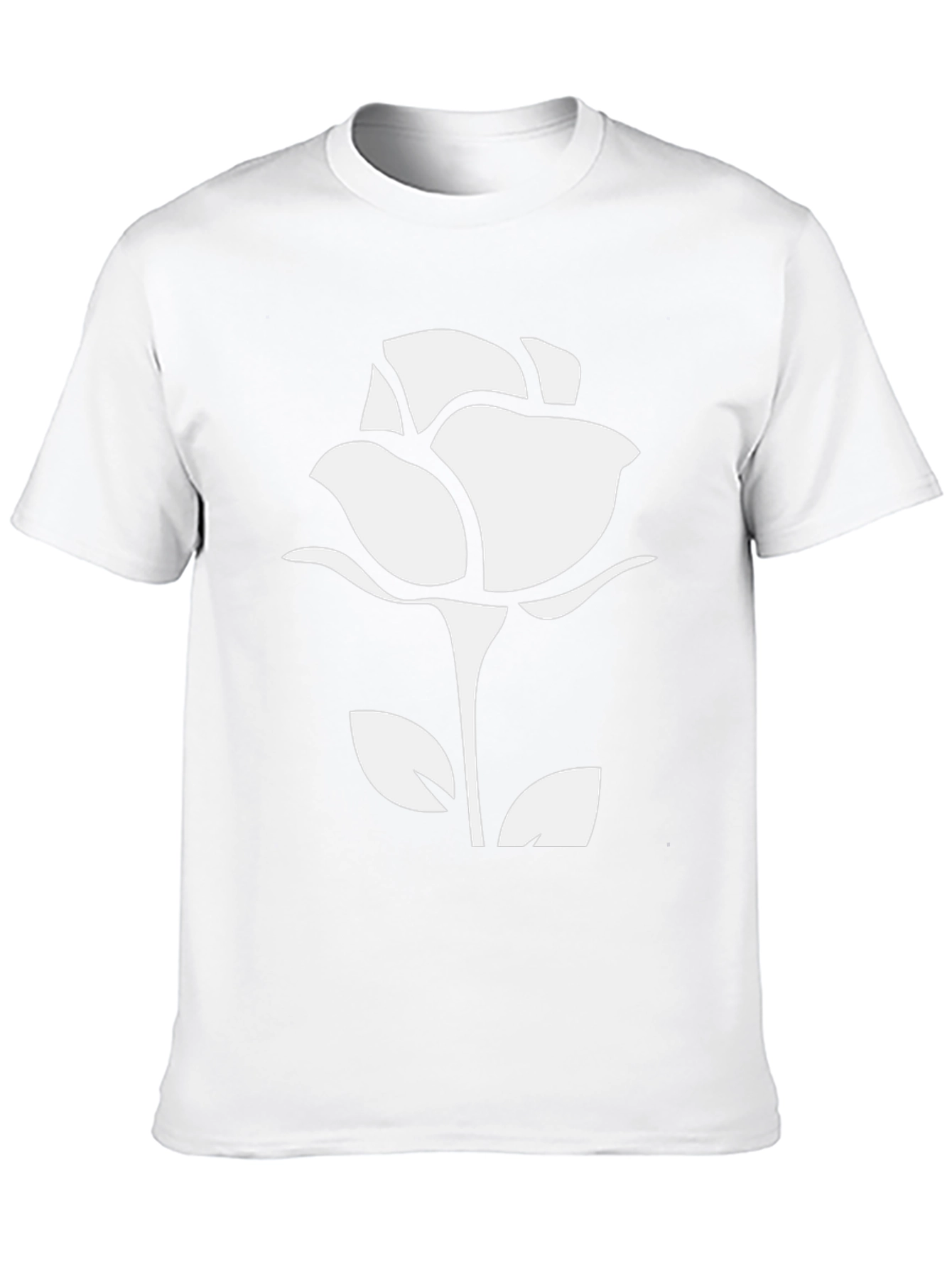 Rose Graphic T-Shirt - Stylish Mens Casual Wear
